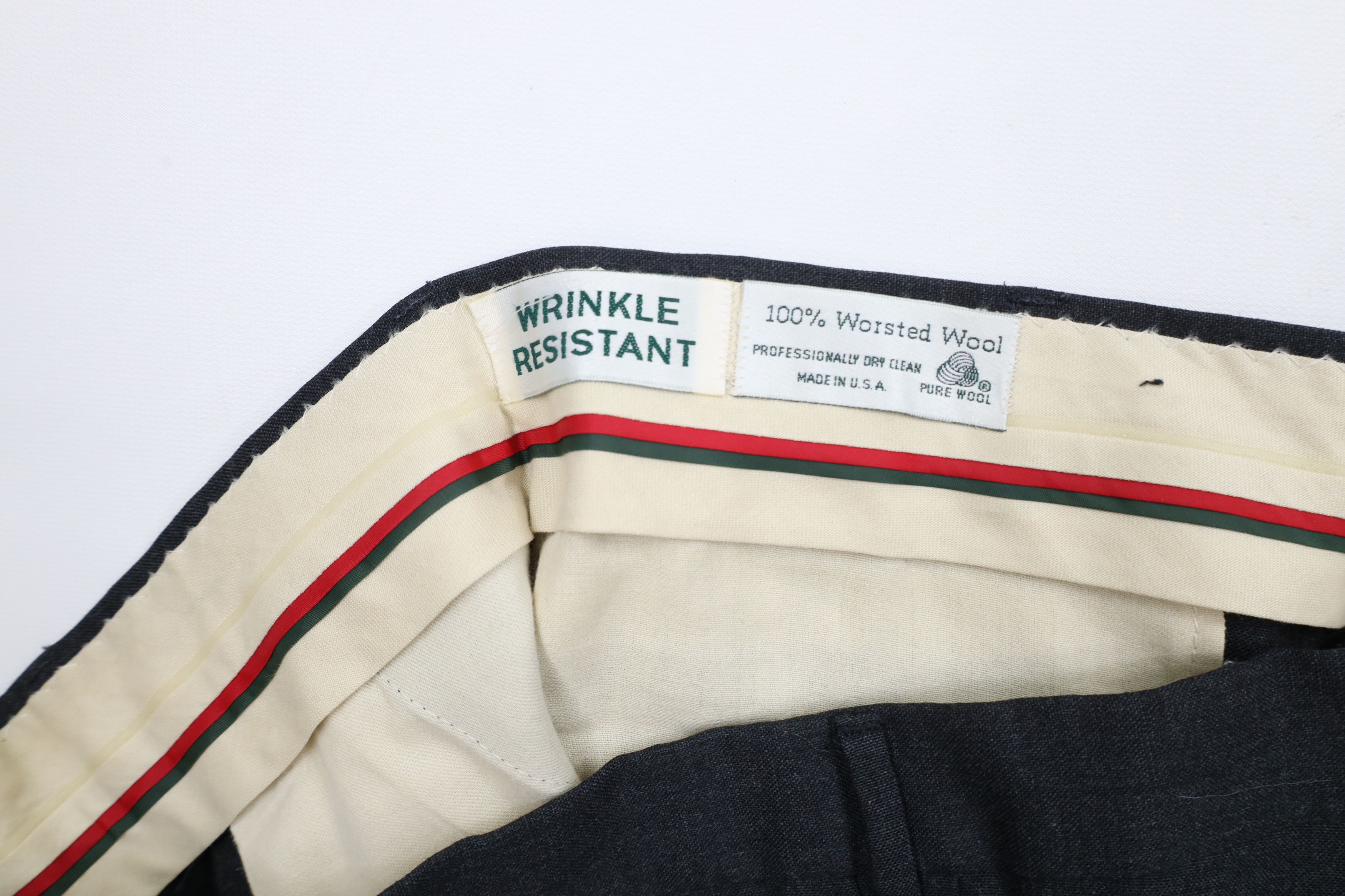 Vintage Vintage 70s Streetwear Wool Wide Leg Bell Bottoms Pants USA Size US 38 / EU 54 - 6 Thumbnail