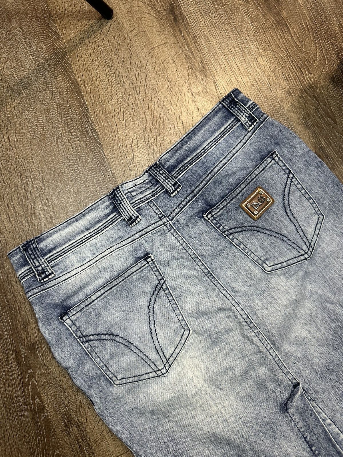 Dolce & Gabbana × Vintage Vintage Dolce&Gabbana Jeans Skirt Luxury Size 29" - 2 Thumbnail