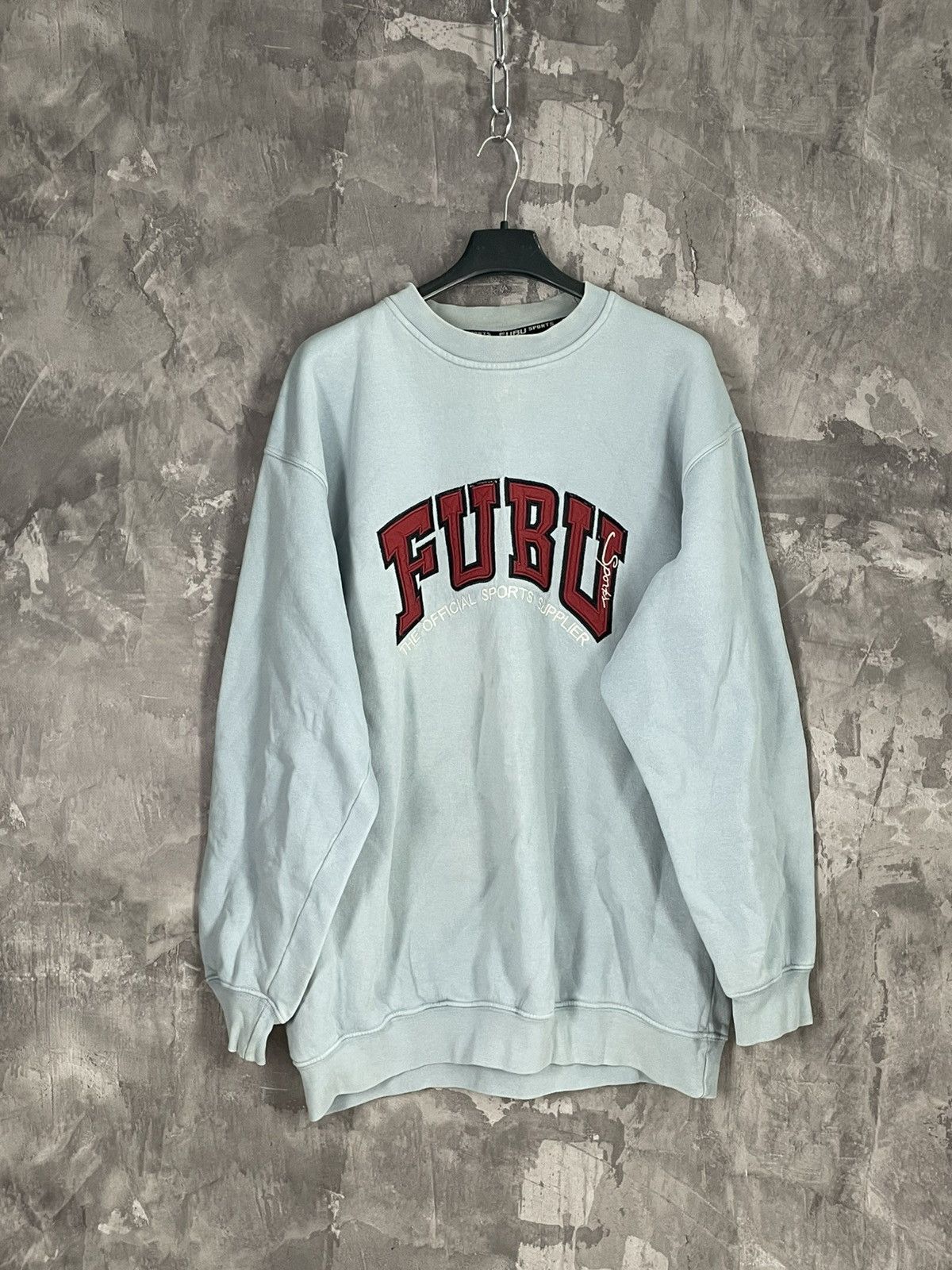 Fubu × Vintage Vintage Fubu Sweatshirt Crewnek Size US L / EU 52-54 / 3 - 1 Thumbnail
