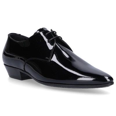 Saint Laurent Paris o1bcso1str1124 Jonas Laced Derbies in Black Size US 11 / IT 41 - 2 Thumbnail