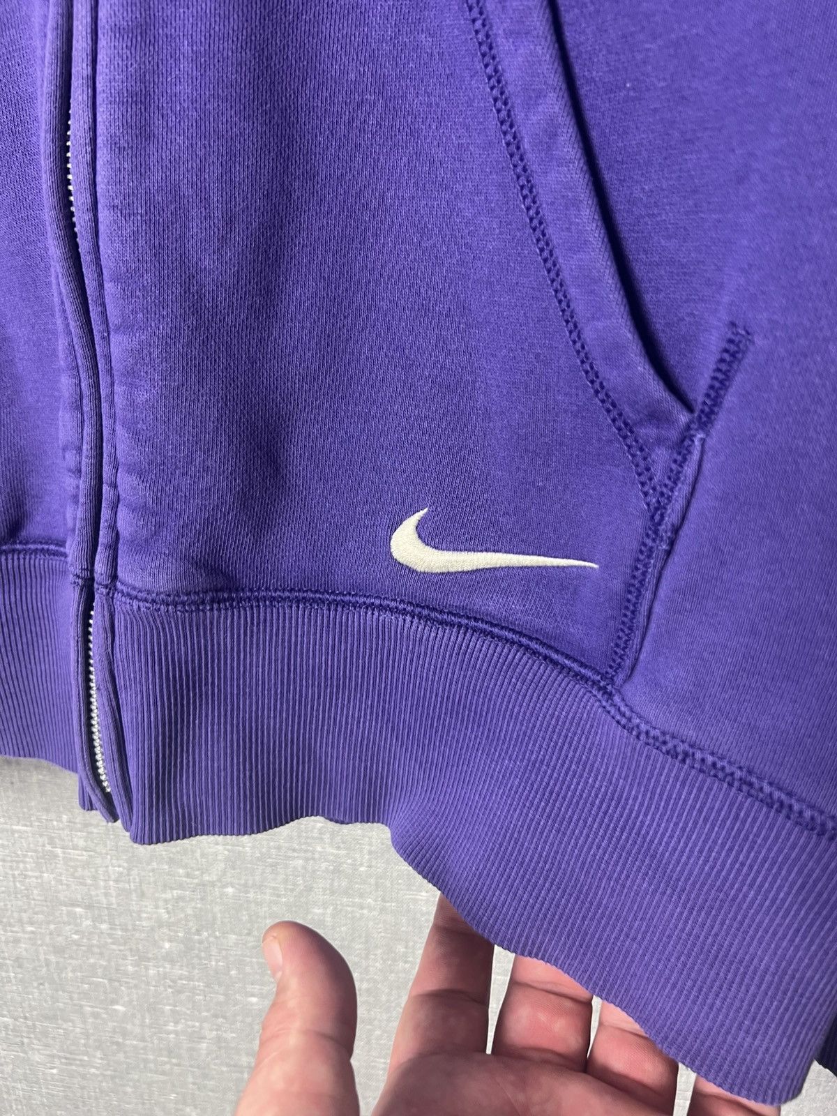 Nike × Vintage Vintage Nike Washington Embroidered Big logo Full Zip Hoodie Size US L / EU 52-54 / 3 - 8 Thumbnail