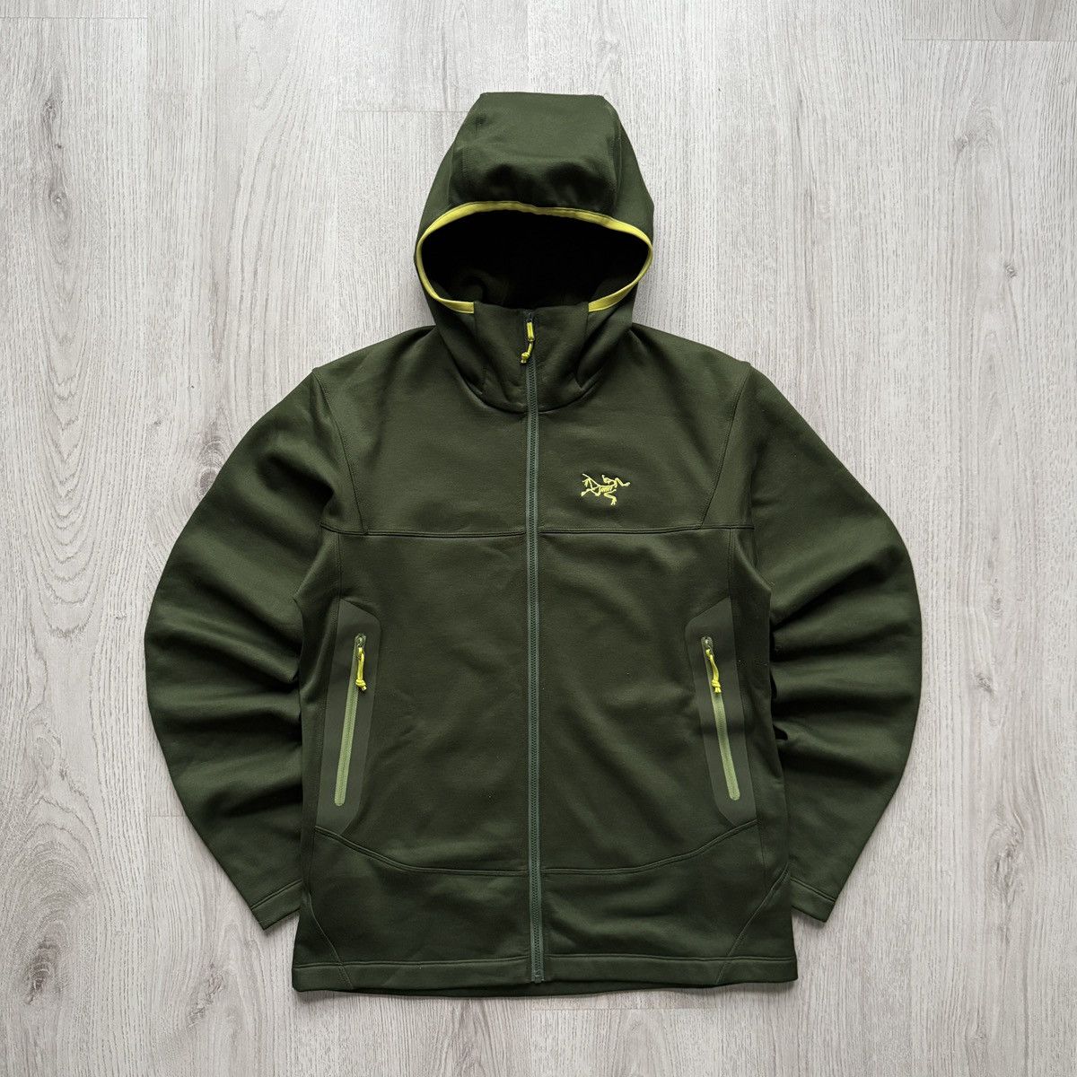 Arcteryx Soft Shell Arenite Fleece Zip Up Hoodie Jacket
