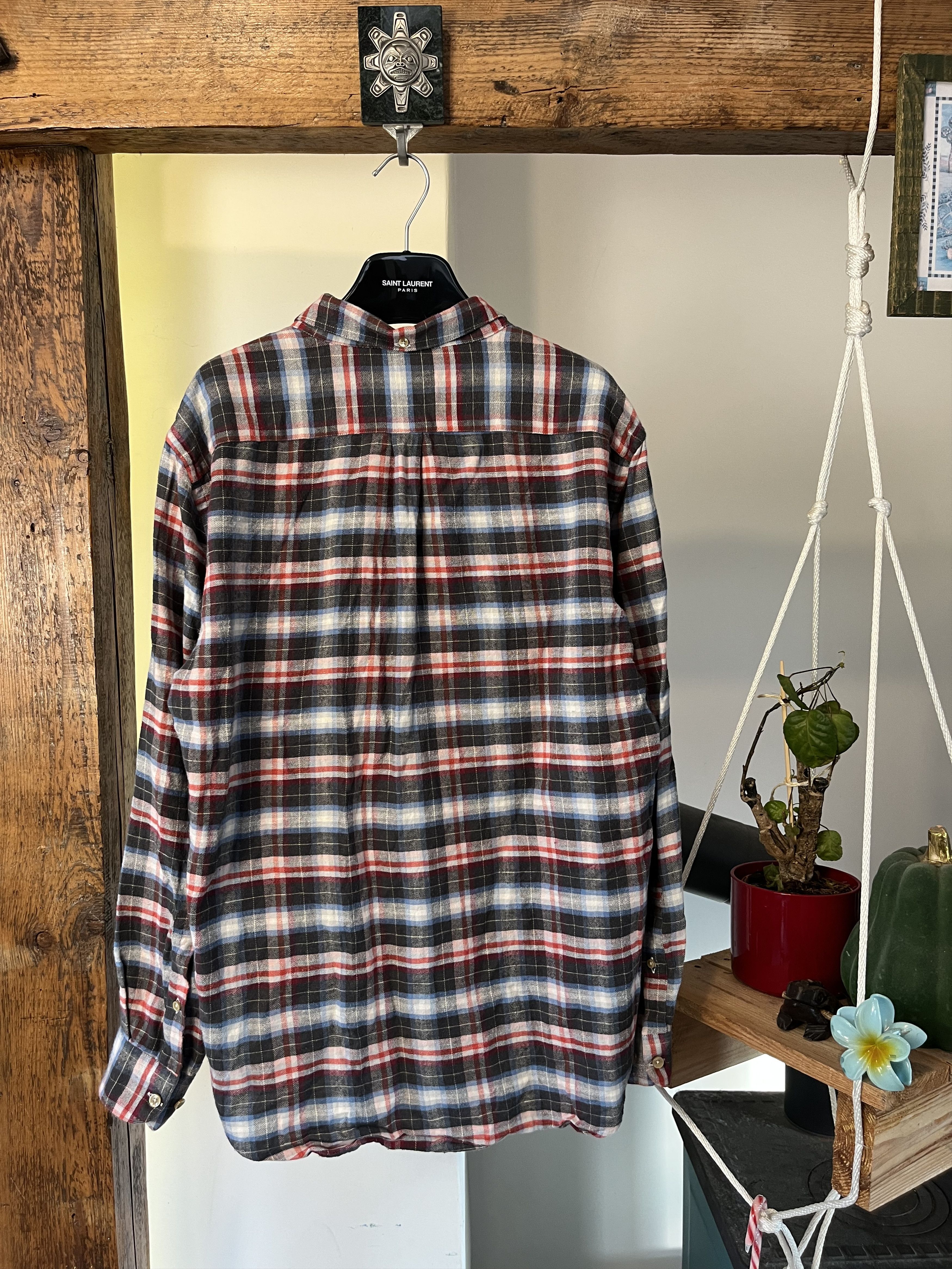 Designer × Portuguese Flannel Portuguese Flannel Spiritual Quality Checked Shirt XL Size US XL / EU 56 / 4 - 2 Thumbnail