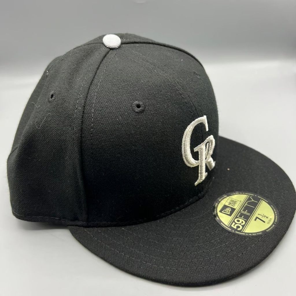 New Era Colorado Rockies Hat Men 7 1/2 59Fifty New Era MLB Fitted Size ONE SIZE - 3 Thumbnail