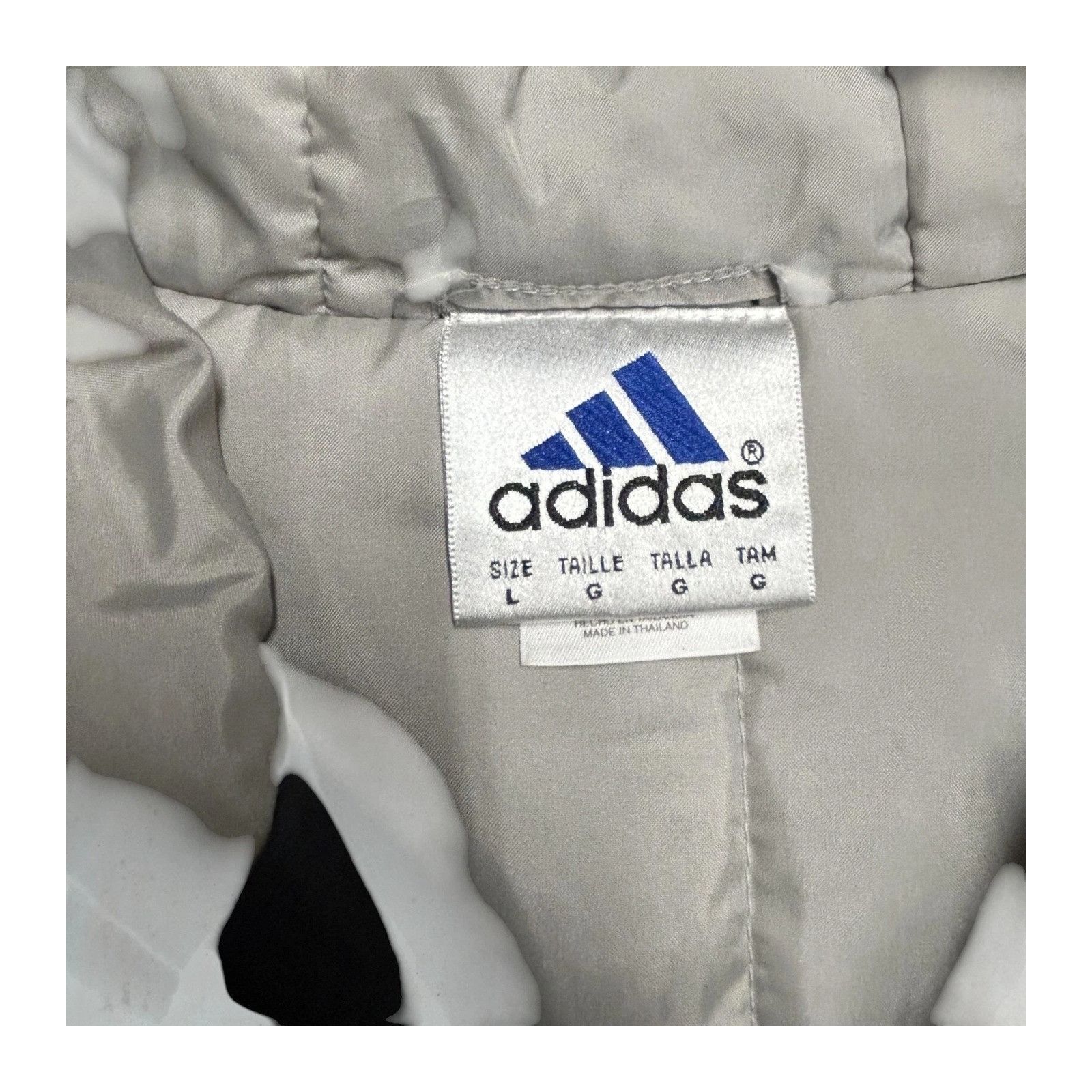 Adidas Vintage Adidas Lighweight Track Team Jacket Black Full Zip W Size US L / EU 52-54 / 3 - 3 Thumbnail