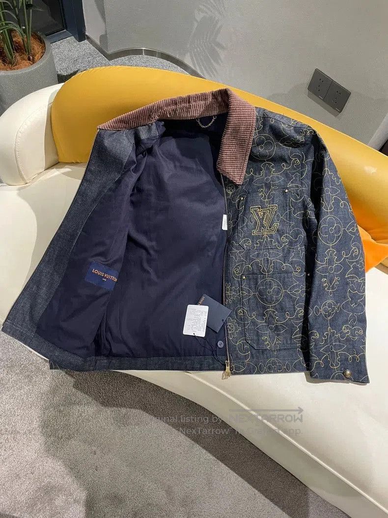 Louis Vuitton LV x Timberland Embroidered Denim Jacket. Size US L / EU 52-54 / 3 - 7 Thumbnail