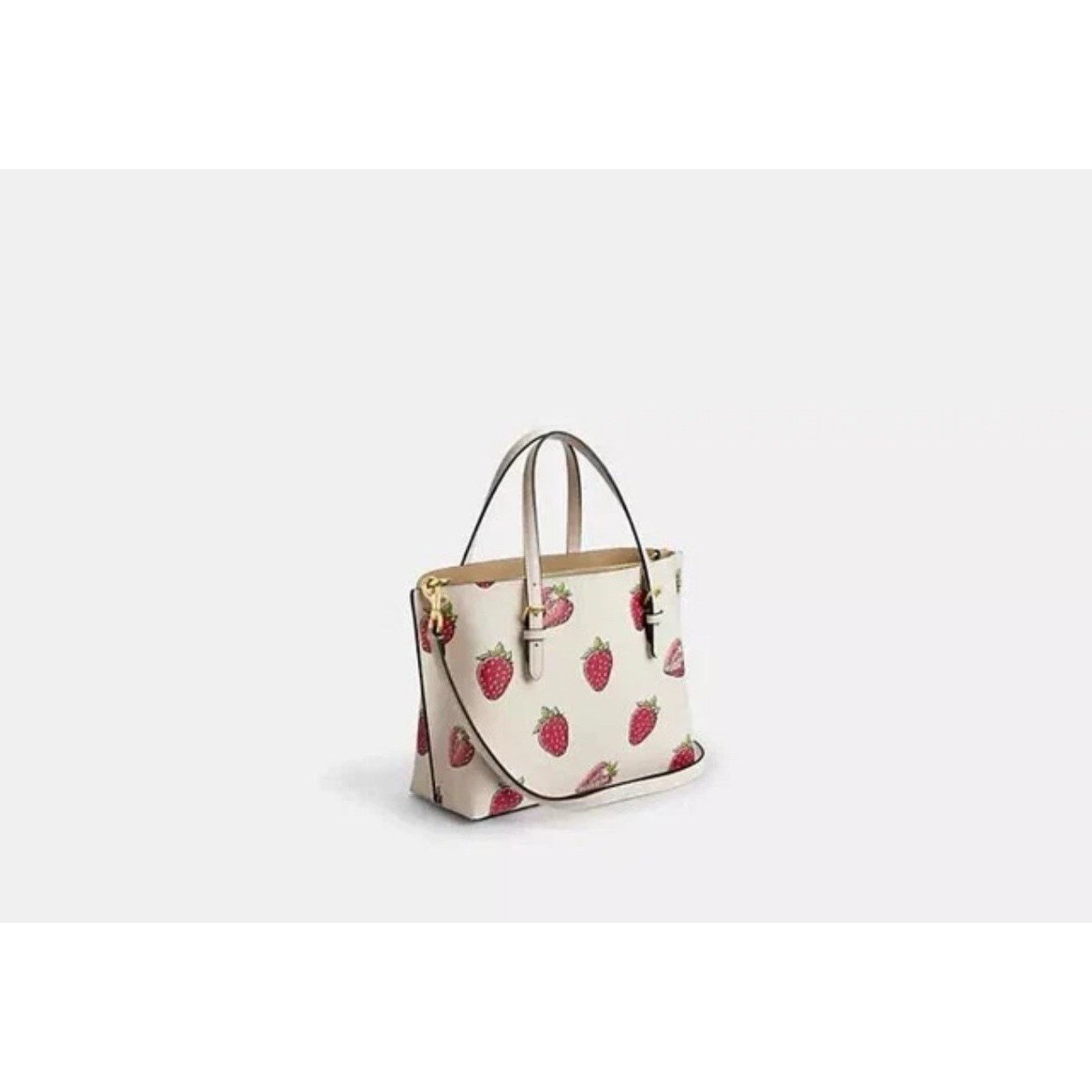 Coach NWT Coach Mollie Tote Bag 25 Strawberry Pink CAL66 Shoulder Size ONE SIZE - 9 Thumbnail