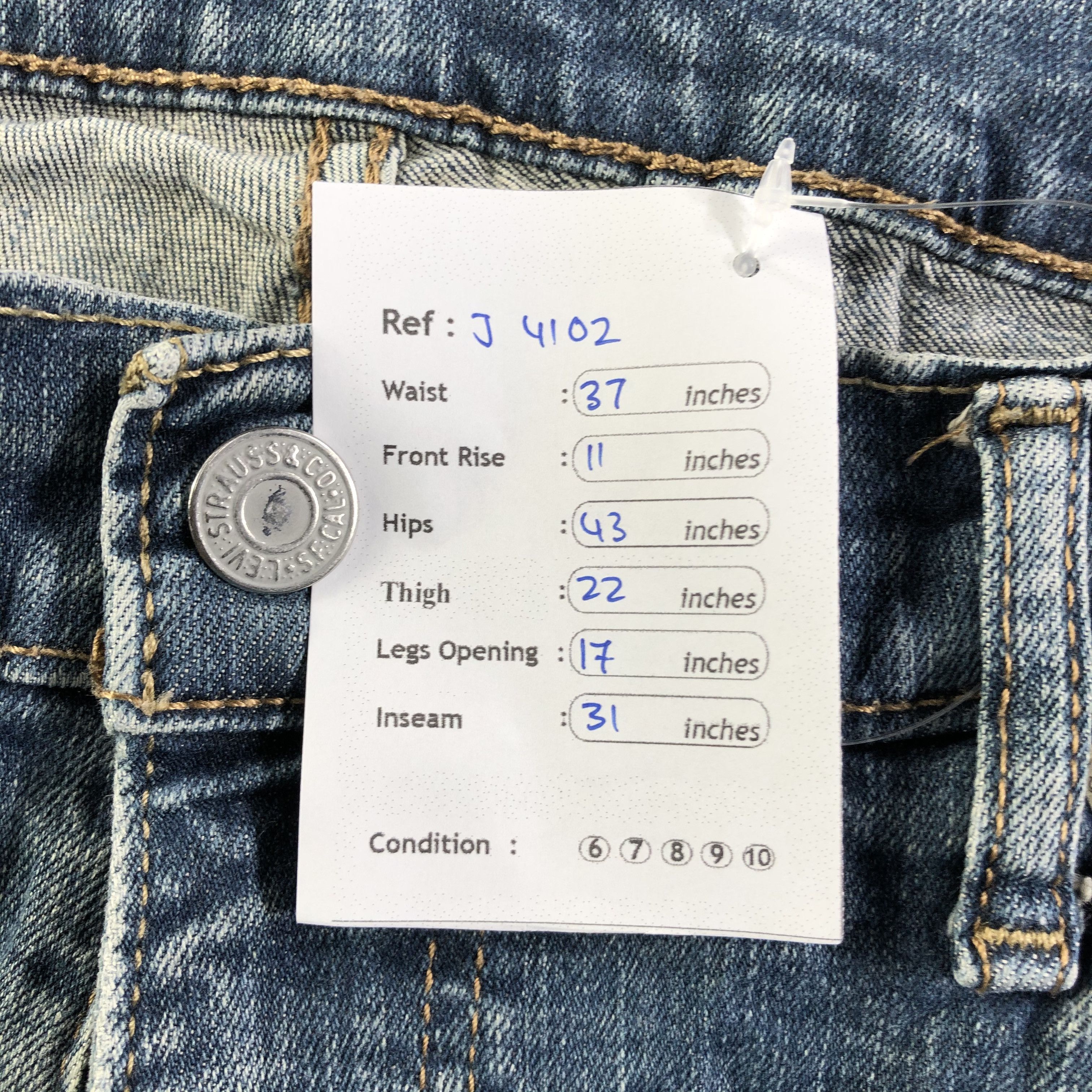 Levi's Vintage Levis 559 Jeans-J4102 Size US 37 - 11 Thumbnail