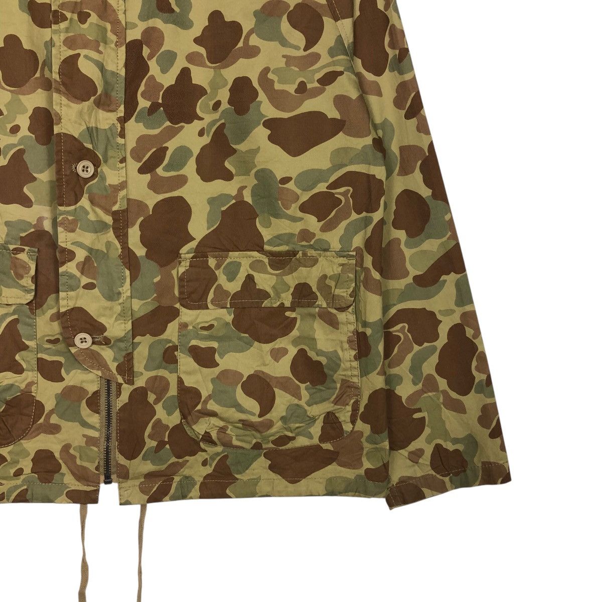 Japanese Brand 📌Vintage Chore Biker Jacket Frog Skins Design Camouflage Size US M / EU 48-50 / 2 - 6 Thumbnail
