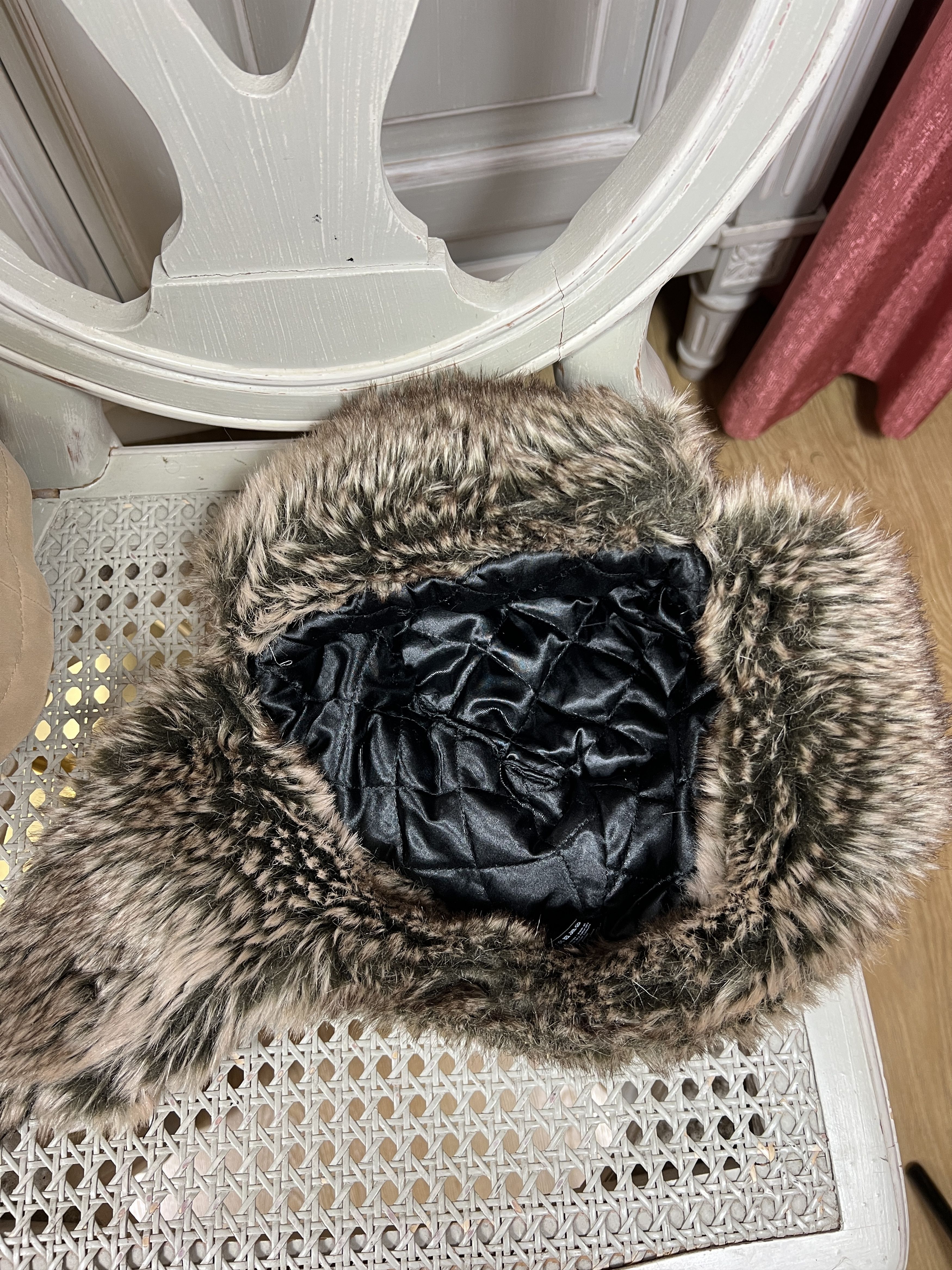 Japanese Brand × Vintage Y2K FAUX FUR USHANKA VINTAGE FUZZY WARM TRAPPER HAT Size ONE SIZE - 7 Thumbnail