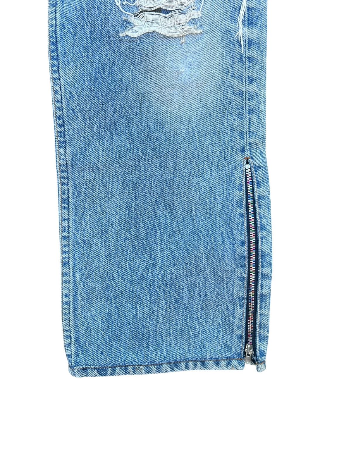 Kapital × Levi's × Vintage Vintage THRASHED Levi's Reconstructed Repair Denim Jeans ☠️ Size US 33 - 6 Thumbnail