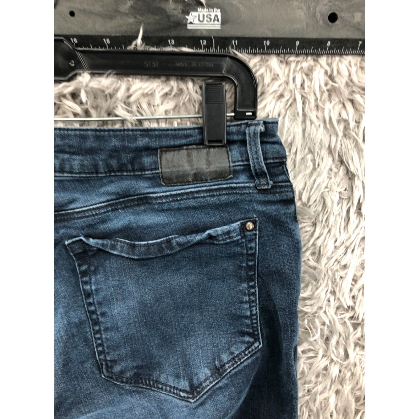 Mavi Mavi Jeans Skinny Waist 29 Blue Denim Mid Rise 5-Pocket Regular Inseam 27 Womens Jeans Style Classic Modern Size 29" - 6 Thumbnail