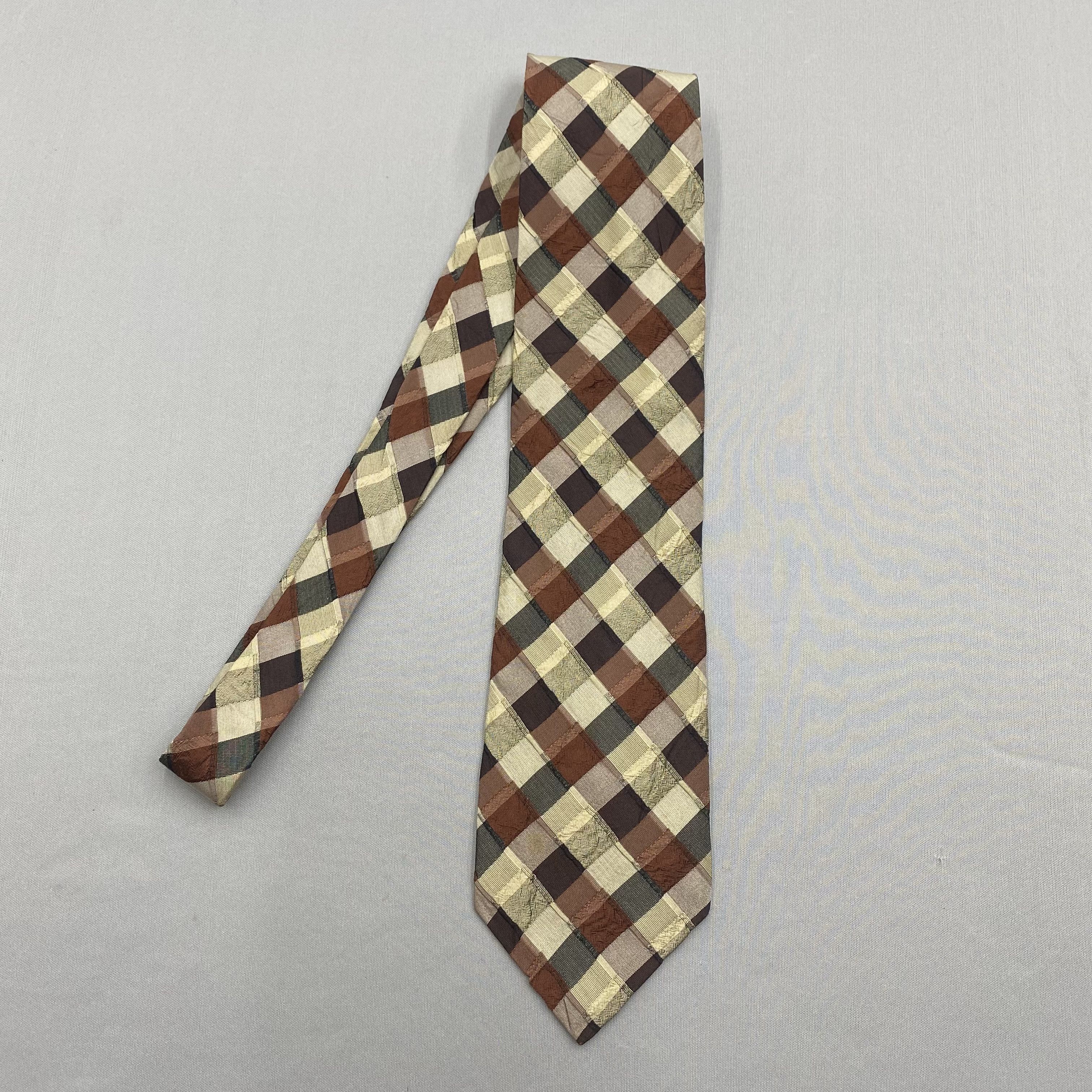 Issey Miyake Vintage Issey Miyake SILK Necktie Cravate Pure Silk Size ONE SIZE - 4 Thumbnail