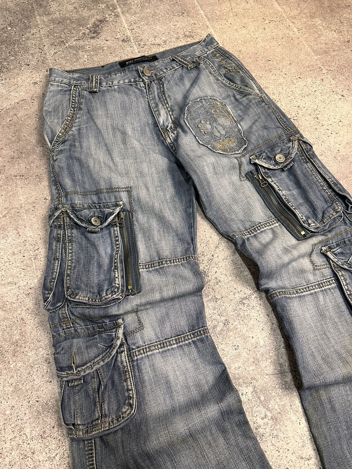 If Six Was Nine LGB Baggy GOA Flare Military Style Cargo Pants Tornado Mart Size US 30 / EU 46 - 5 Thumbnail
