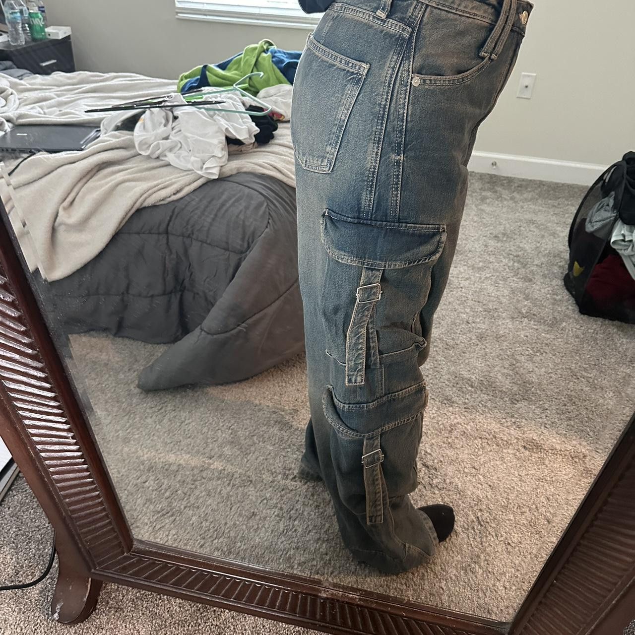 Zara Zara Multi Cargo Jeans Size 28" / US 6 / IT 42 - 7 Thumbnail