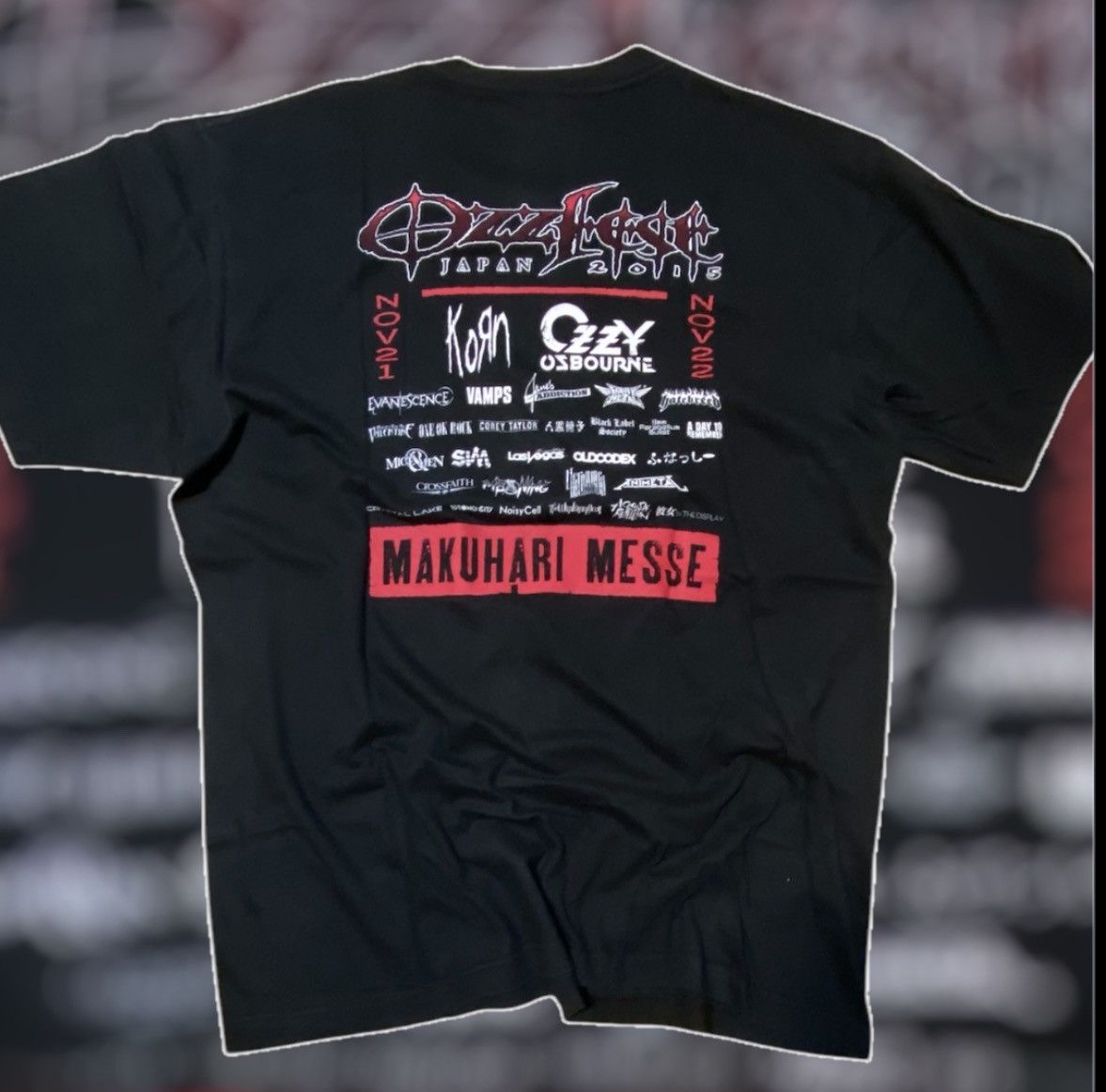 Band Tees OzzFest Japan 2015 Band Tee Size US XL / EU 56 / 4 - 2 Thumbnail