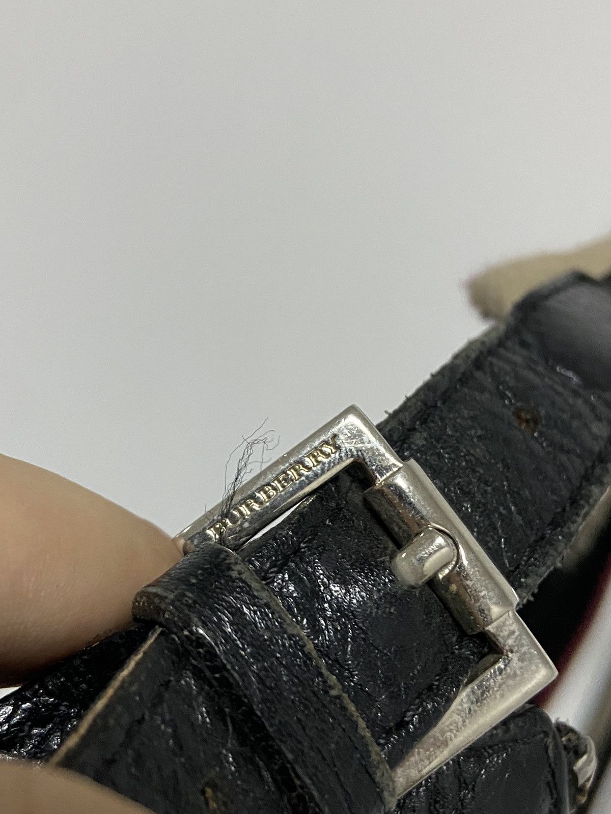 Burberry × Vintage Burberry Small Logo Vintage Leather Bag Luxury Size ONE SIZE - 7 Thumbnail