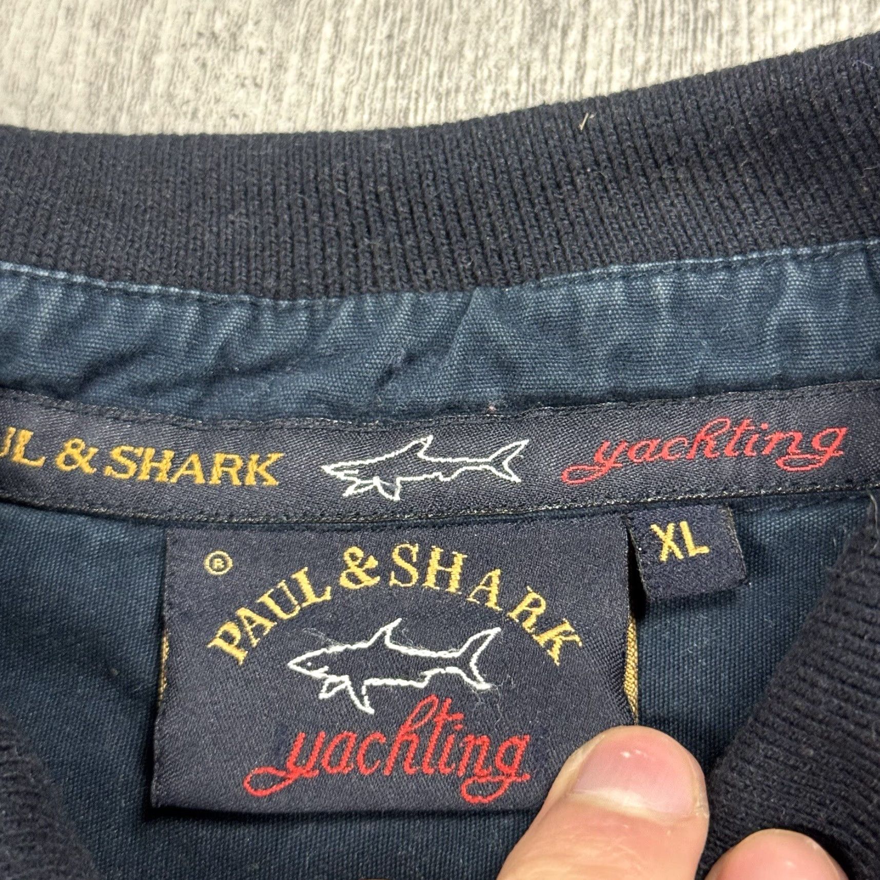 Paul & Shark PAUL & SHARK YACHTING Button-Up Polo Shirt L/S Striped Knit Fleece XL Multicolor Men’s Regular Classic, Italian Made Size US XL / EU 56 / 4 - 7 Thumbnail