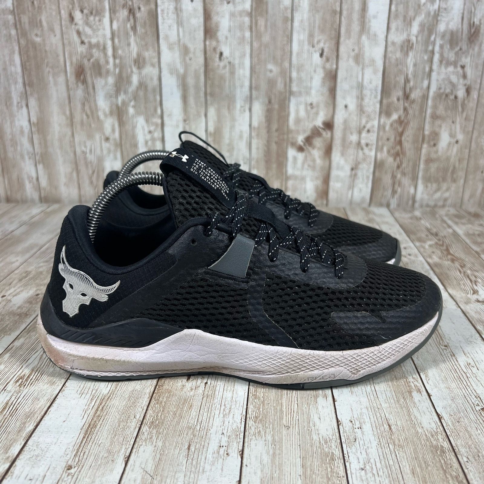 Under Armour Under armour project rock bsr 2 Mens 8 black Size US 8 / EU 41 - 1 Thumbnail