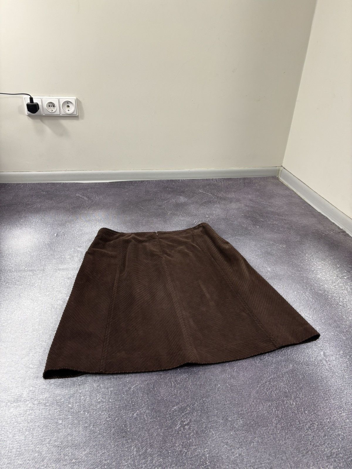 Missoni Missoni Vintage Women’s Brown Corduroy A-Line Midi Skirt Size 34" / US 12 / IT 48 - 10 Thumbnail