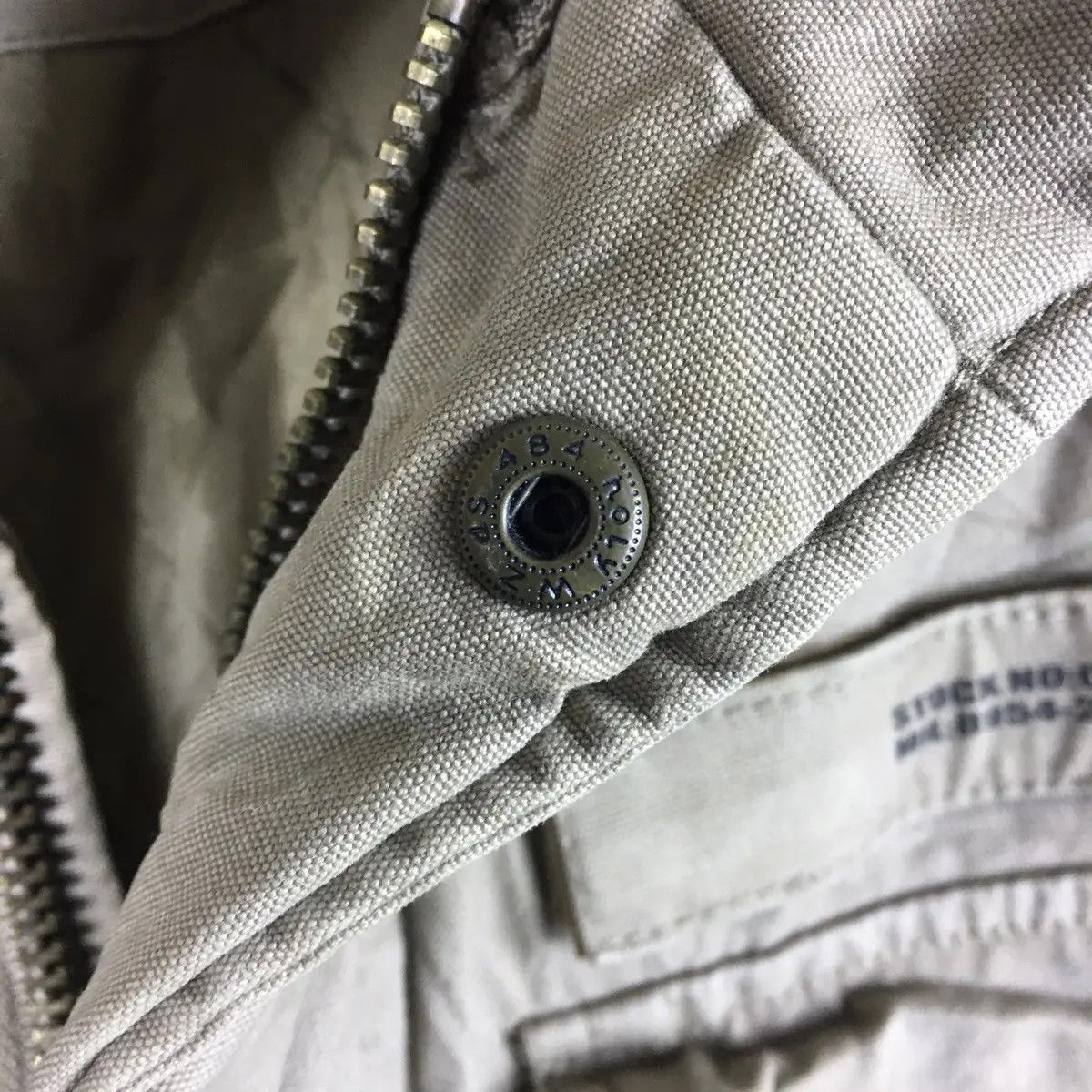 Vintage Vtg 80’ MILITARY ARMY Stok No Jacket Parka Trench Outdoor Size US L / EU 52-54 / 3 - 3 Thumbnail