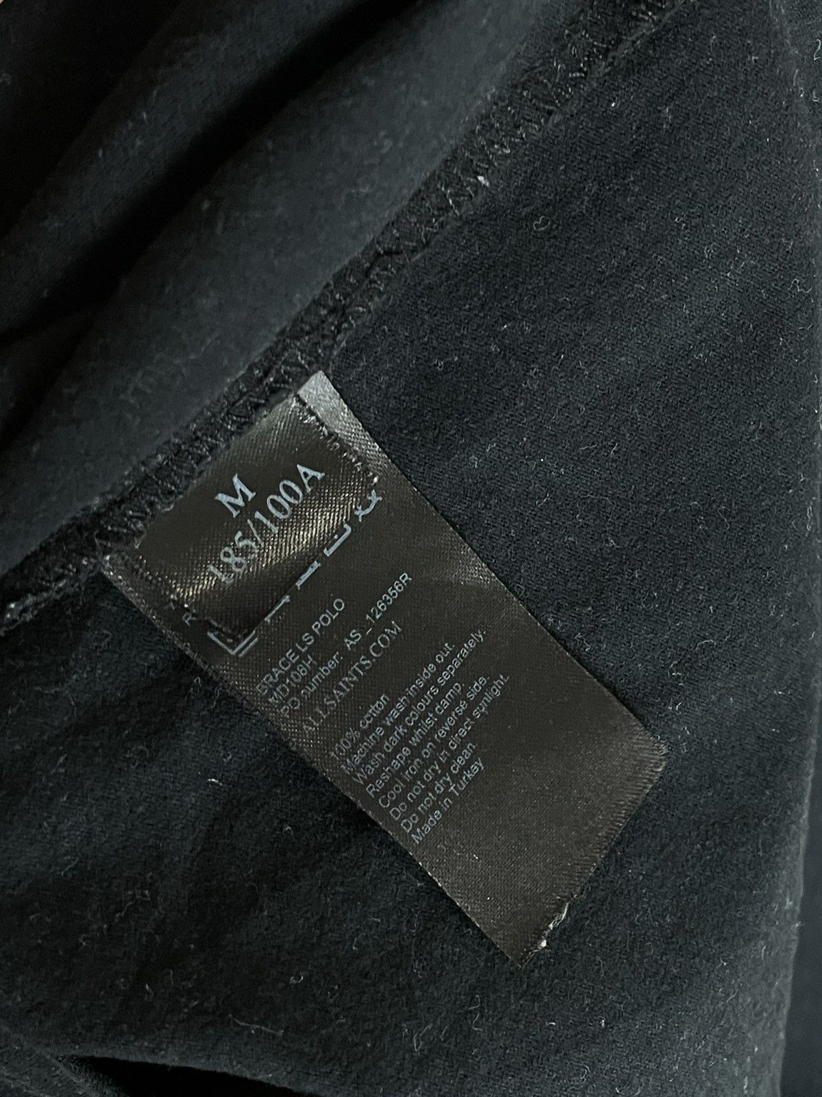 Other All Saints Merino Wool Knitted Long Sleeve Polo Jumper Size US M / EU 48-50 / 2 - 10 Thumbnail
