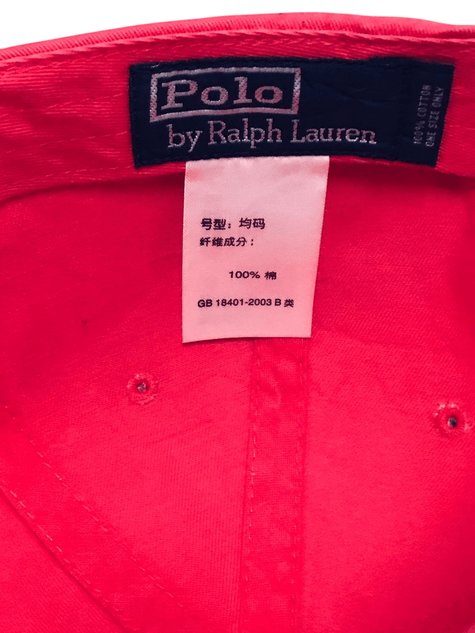 Polo Ralph Lauren Vintage Polo Ralph Lauren Cap Size ONE SIZE - 9 Thumbnail