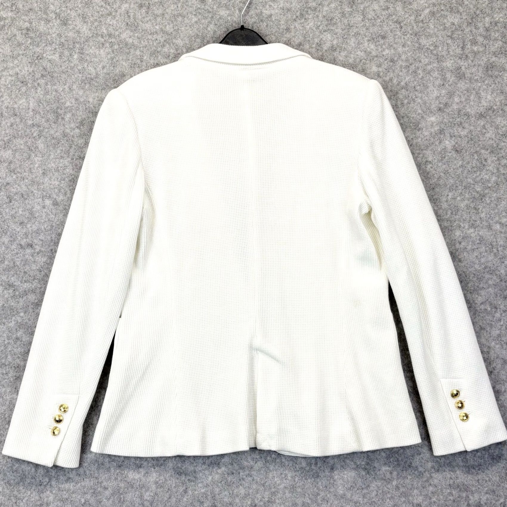 Mango VINTAGE not applicable MNG Mango Blazer Jacket Ivory Women’s L Casual Defects Size L / US 10 / IT 46 - 2 Thumbnail
