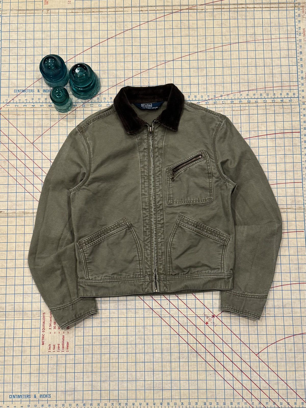Polo Ralph Lauren Rare Polo Ralph Lauren 91-B Jacket Moss Green Mens Small Size US S / EU 44-46 / 1 - 3 Thumbnail