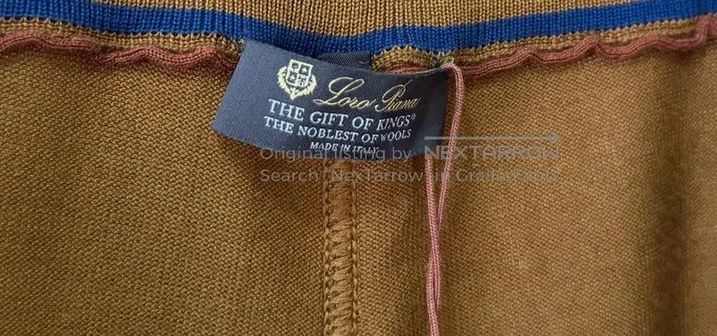 Loro Piana Loro Piana King's Gift 12 Micron Knitted Sport Pants Size US 36 / EU 52 - 4 Thumbnail