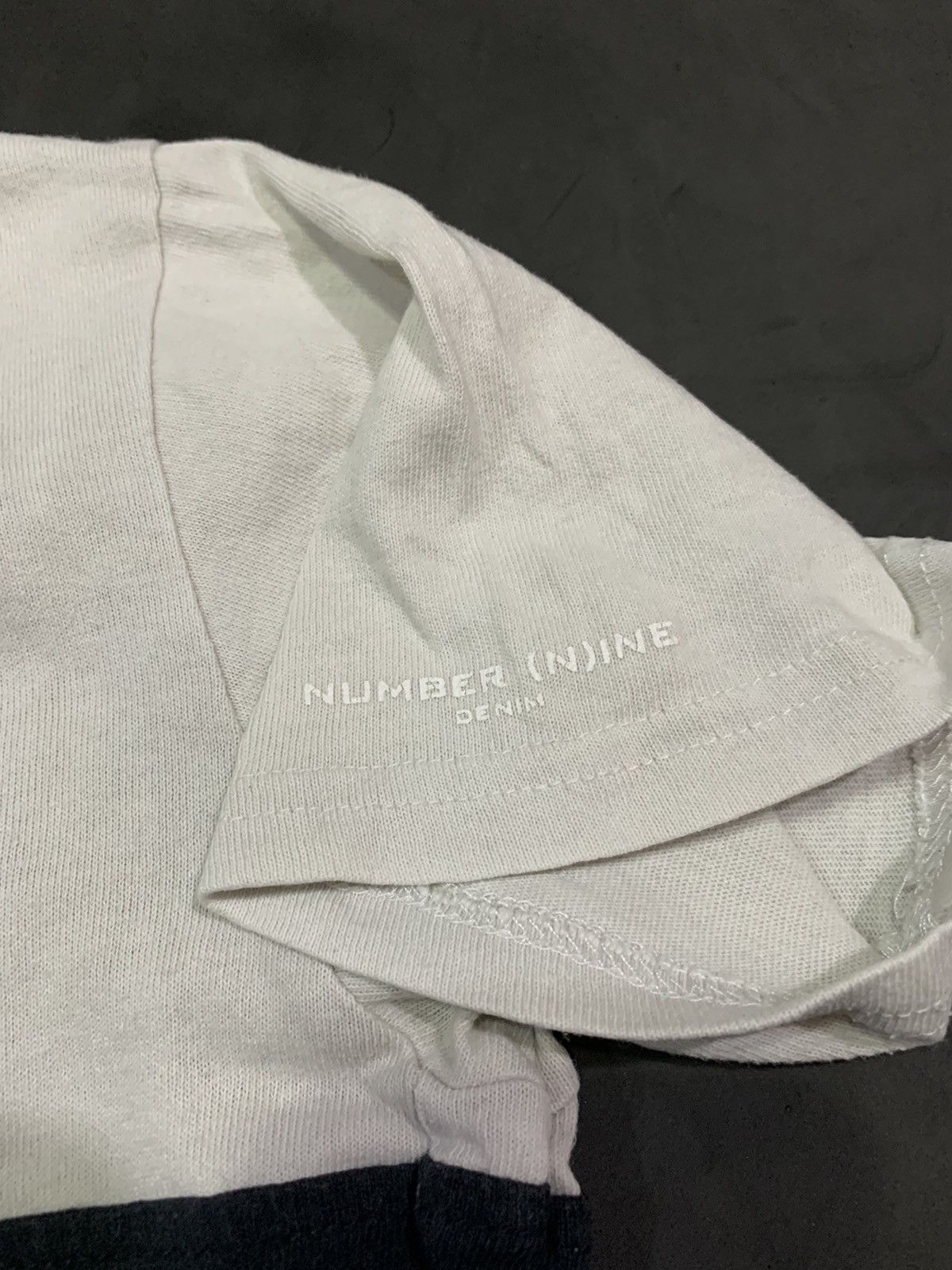 Japanese Brand 💸BINDINGOFFER💸Number (n)ine stripe pocket tees Size US XS / EU 42 / 0 - 3 Thumbnail
