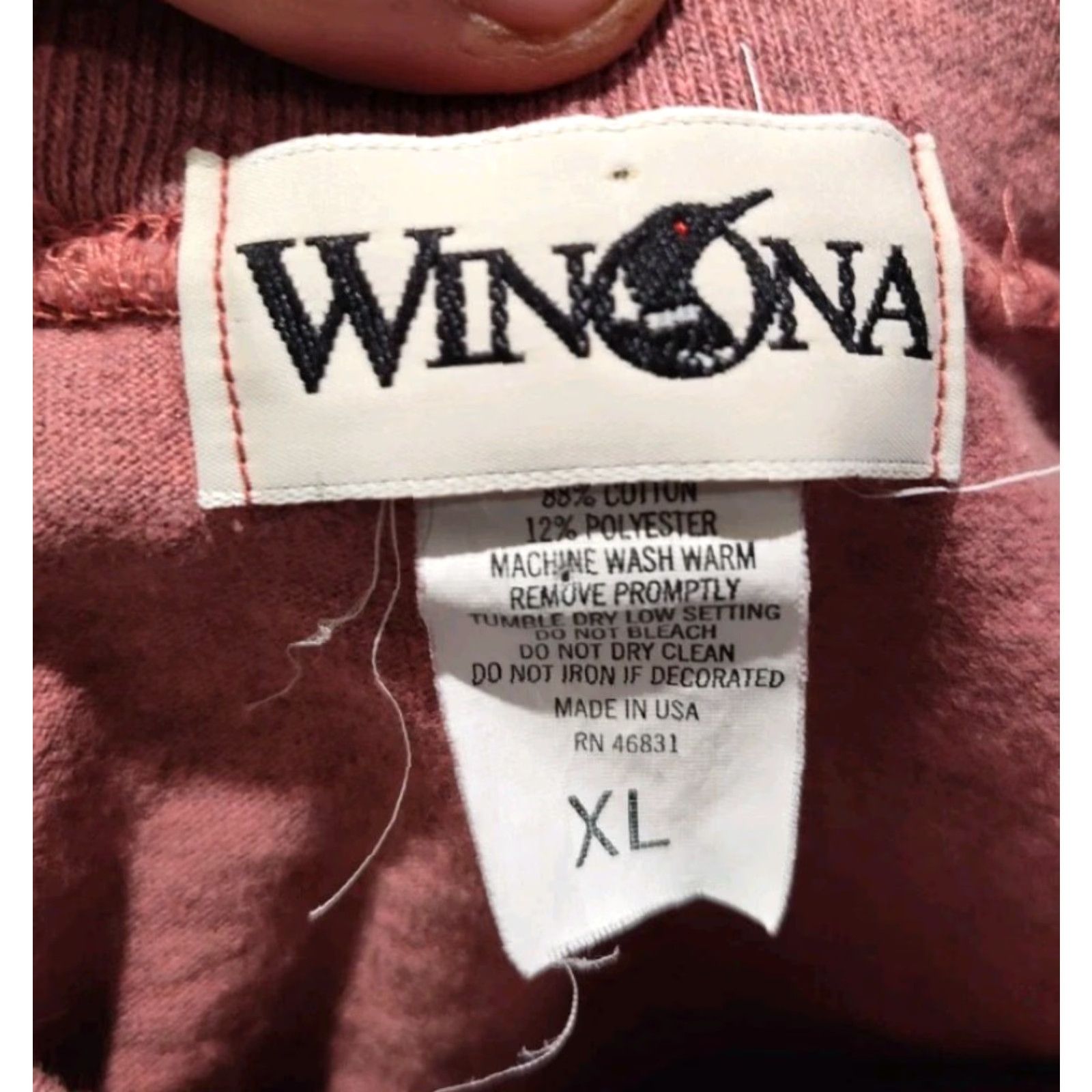 Vintage Vintage Winona Tee Shirt North Woods Moose Cabin USA Made Thick Size XL Size US XL / EU 56 / 4 - 6 Thumbnail