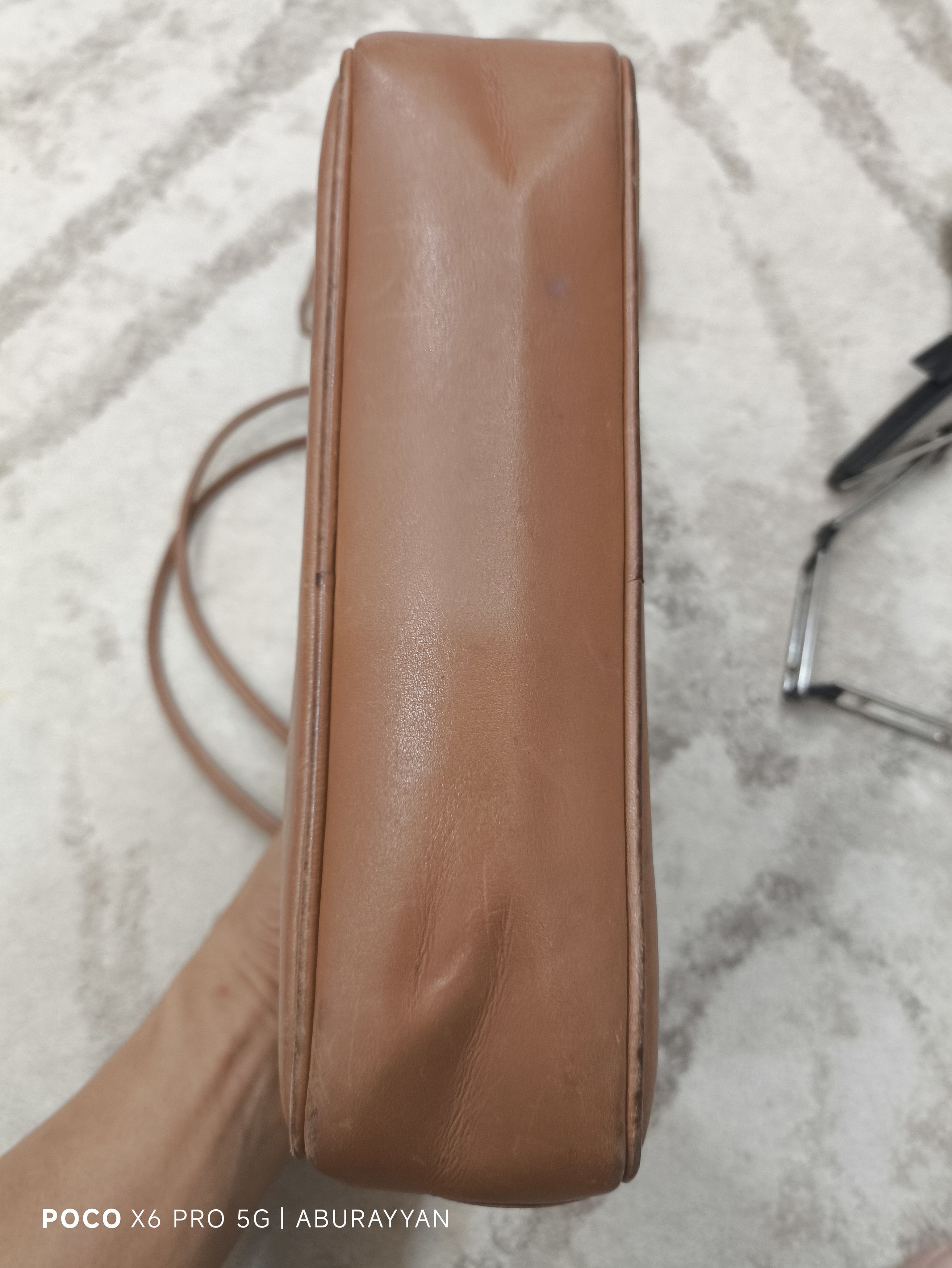 Gucci Gucci Fully Leather Brown Vintage Crossbody Bag Size ONE SIZE - 5 Thumbnail
