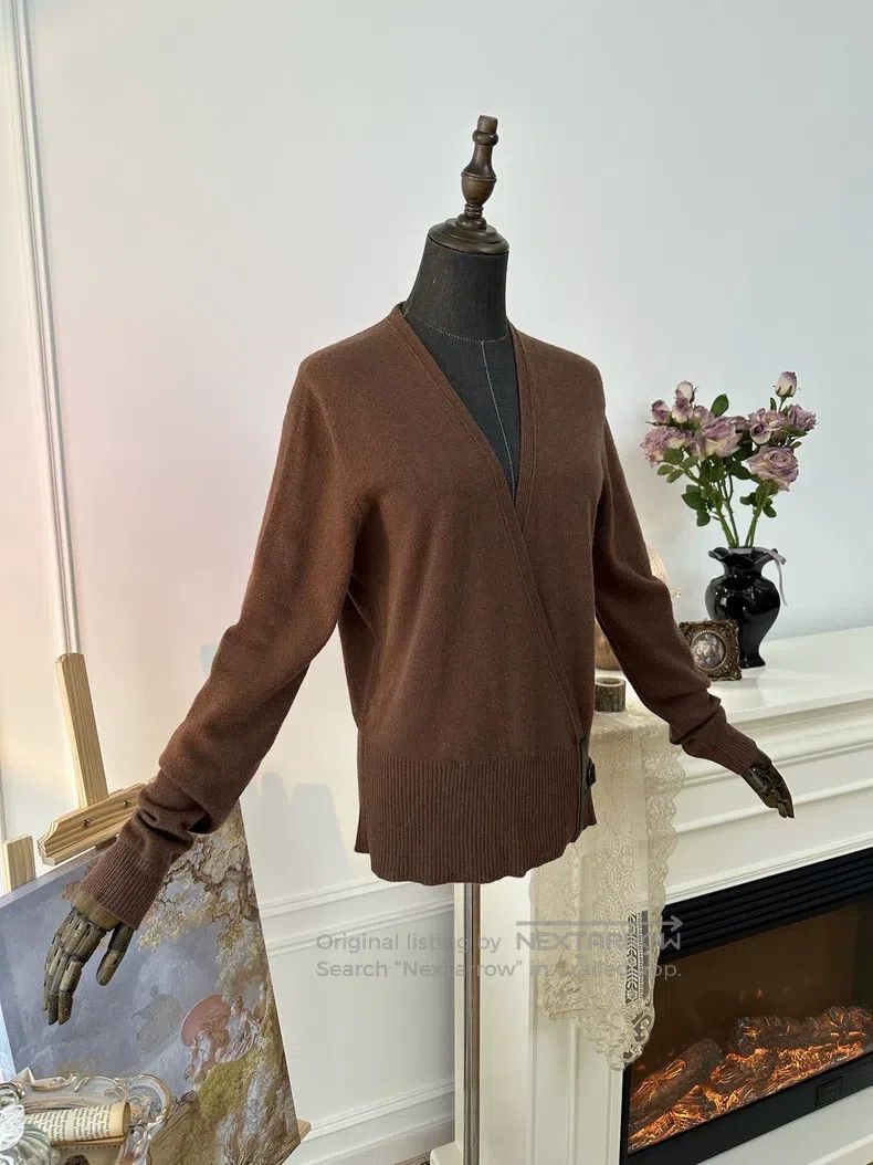 Hermes Hermes Gaultier Era Cashmere H-Buckle Knit Long Cardigan - Size M / US 6-8 / IT 42-44 - 4 Thumbnail