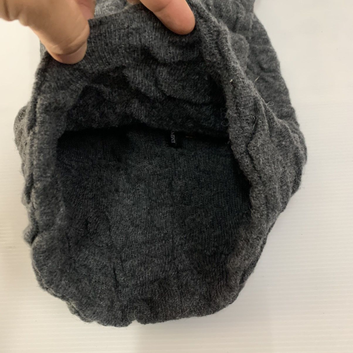 Emporio Armani EMPORIO ARMANI WOOL COVER HEAD WINTER MASK Size ONE SIZE - 5 Thumbnail
