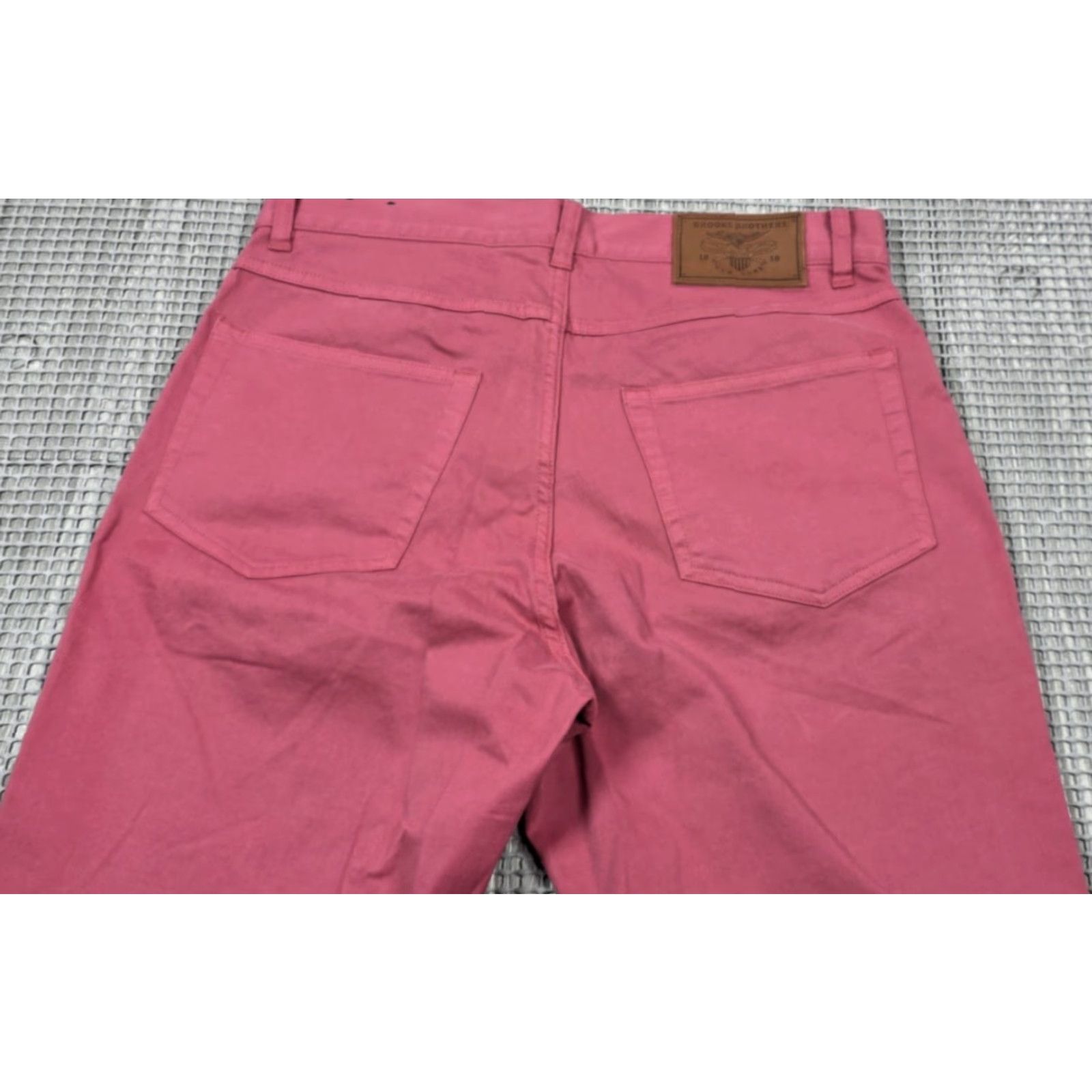 Brooks Brothers Brooks Brothers Twill Pants Mens 30x30 Pink Straight Leg 5 Pocket Stretch Chino Pants Mens Regular Pink 5-Pocket Brooks Brothers Cotton Spandex Size US 30 / EU 46 - 5 Thumbnail