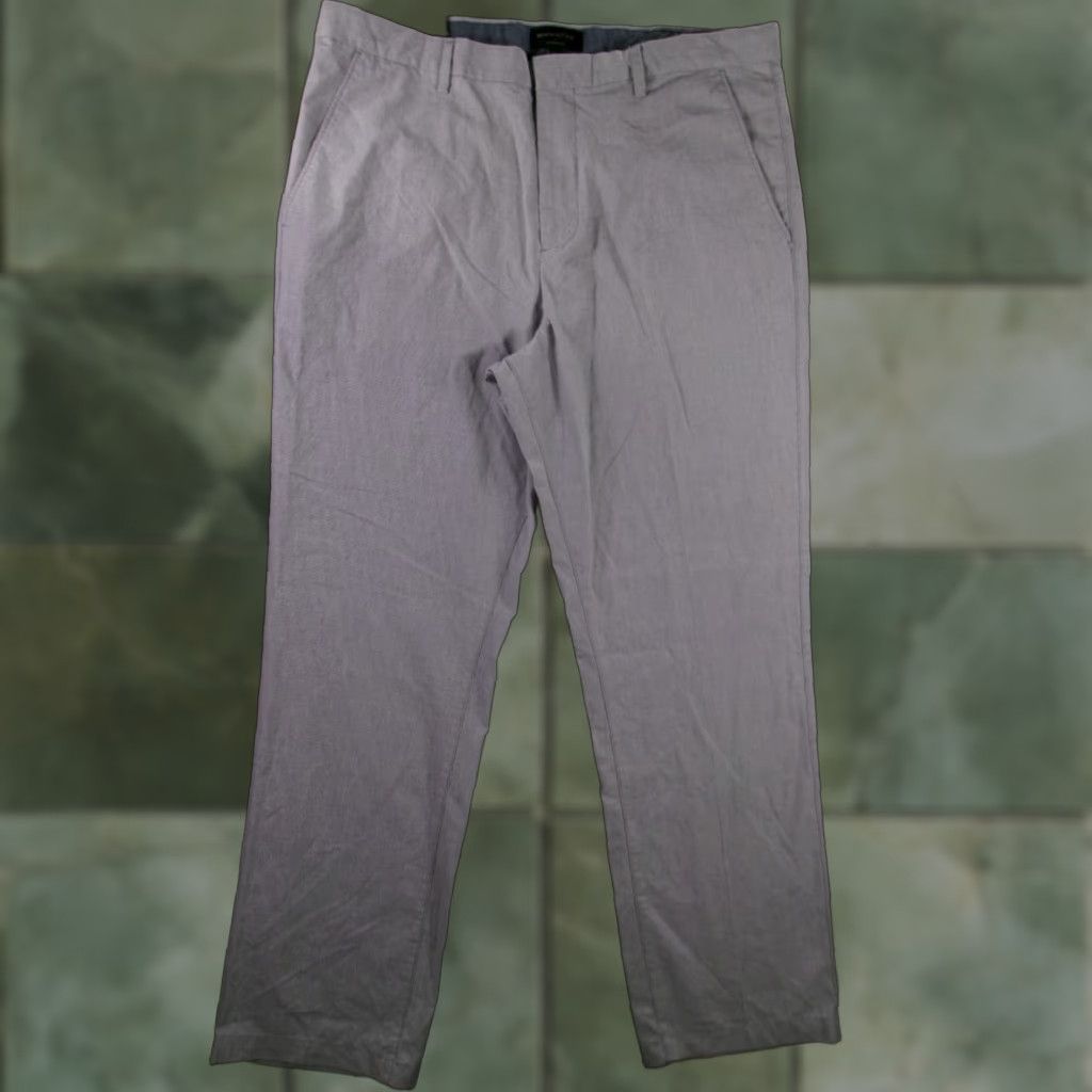Banana Republic BANANA REPUBLIC Pants Men 38X32 Slim Straight Leg Black Classic Tailored Dress Workwear Size US 38 / EU 54 - 1 Thumbnail