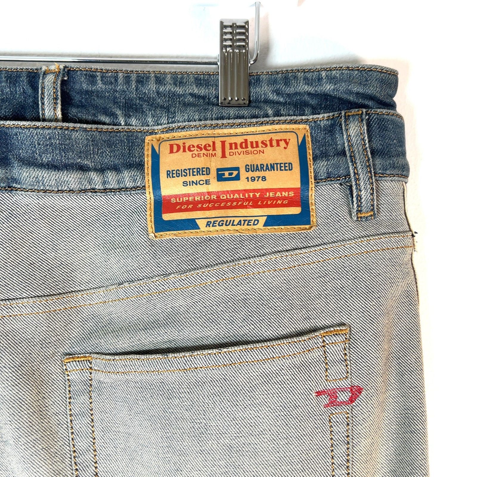 Diesel Diesel Inside-Out Double-Waisted Denim Jeans Size US 36 / EU 52 - 9 Thumbnail