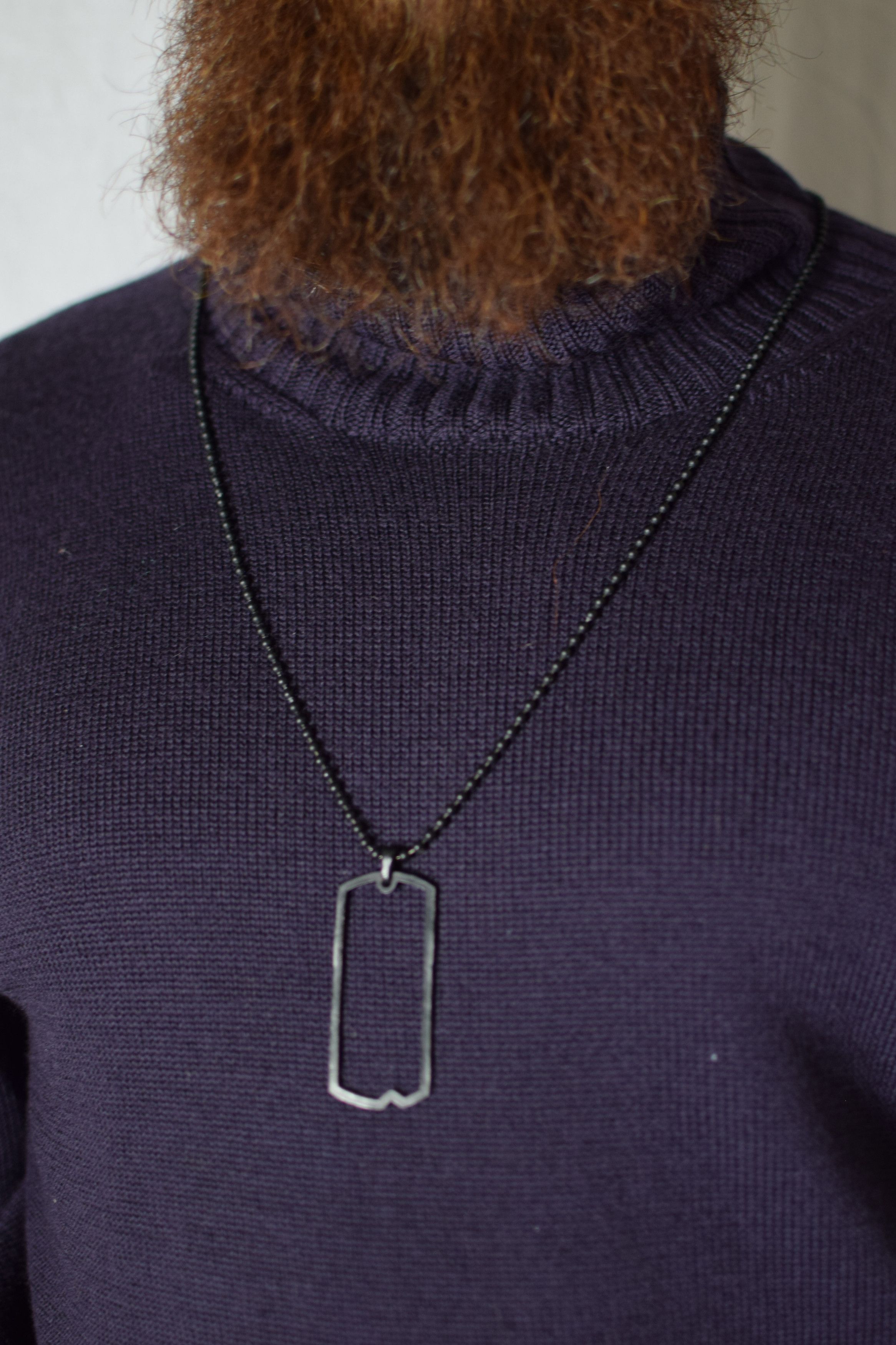 Julius Julius PS17 Dogtag Necklace - 567ACU1 Size ONE SIZE - 2 Thumbnail