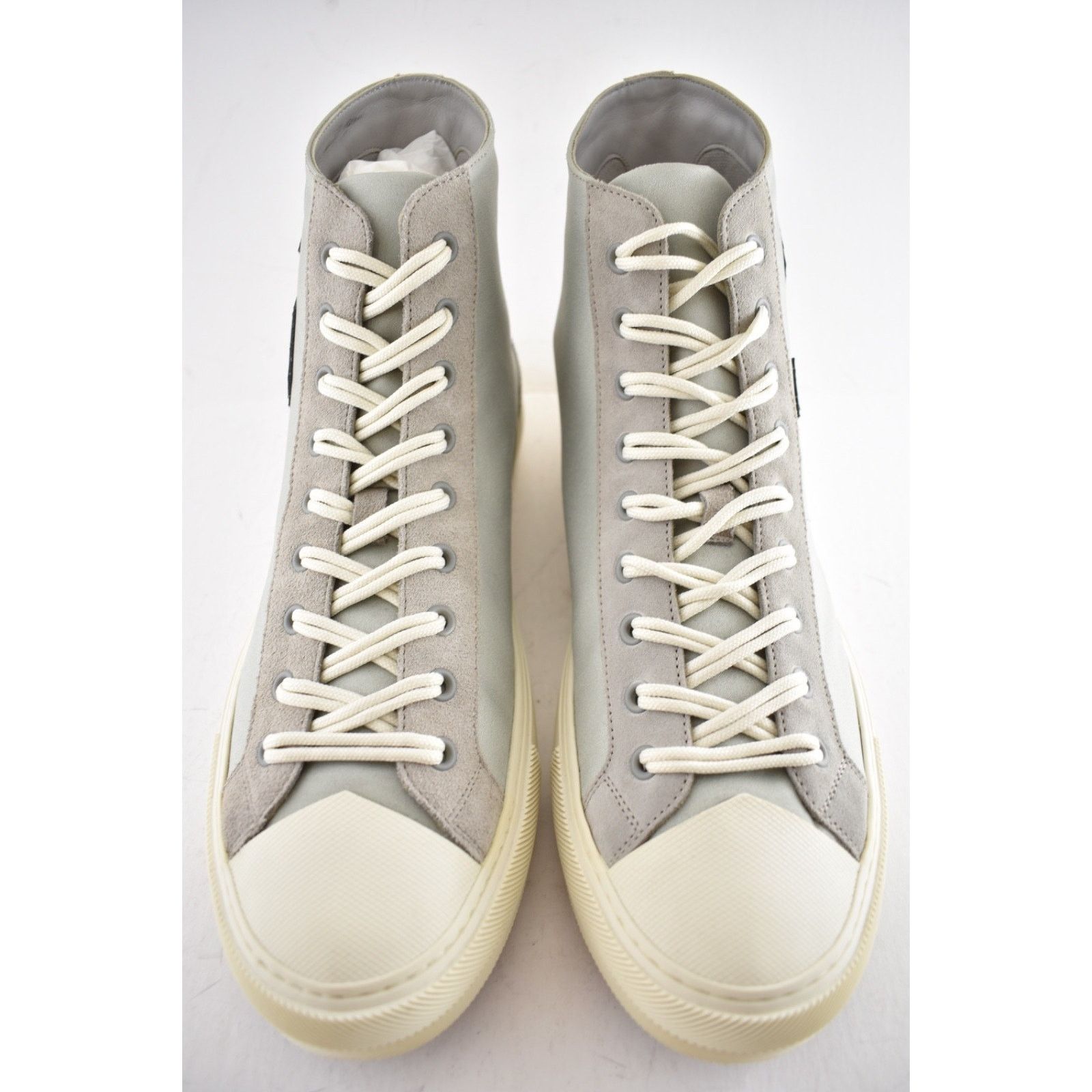 Louis Vuitton Louis Vuitton Tattoo Grey Satin Suede Kim Jones High Top Size US 9 / EU 42 - 5 Thumbnail