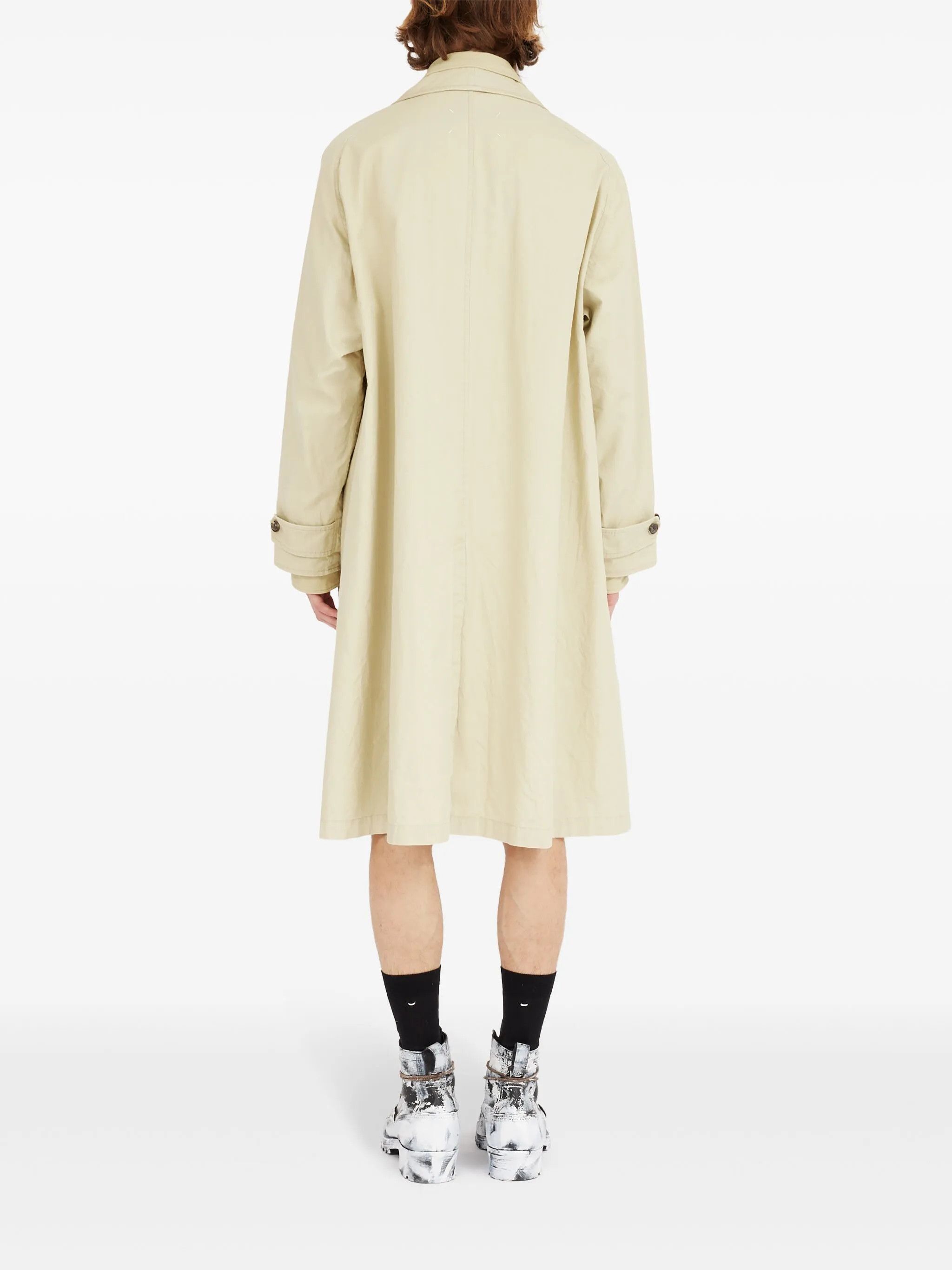 Maison Margiela oc11z0426 Layered Trench Coat in Beige Size US S / EU 44-46 / 1 - 4 Thumbnail