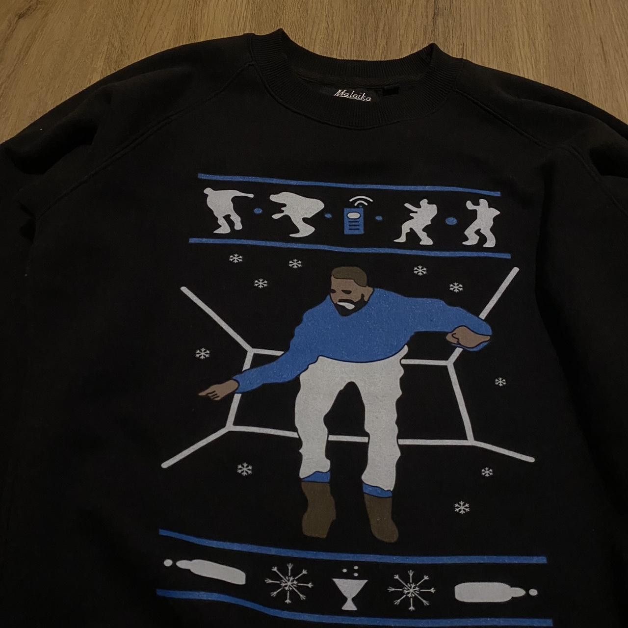 Other Black Drake Christmas crewneck sweatshirt rap Size US S / EU 44-46 / 1 - 2 Thumbnail