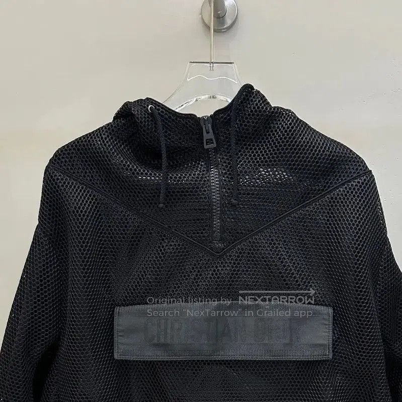 Dior Dior Black Mesh Long Trench Coat for Women . Size S / US 4 / IT 40 - 2 Thumbnail