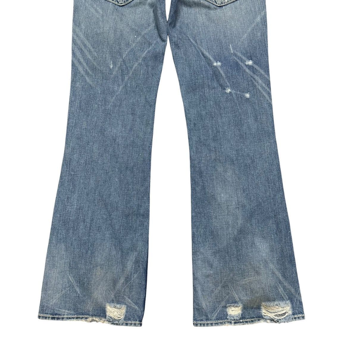 True Religion Vintage True Religion Denim Flare Jeans Distressed Size US 33 - 14 Thumbnail