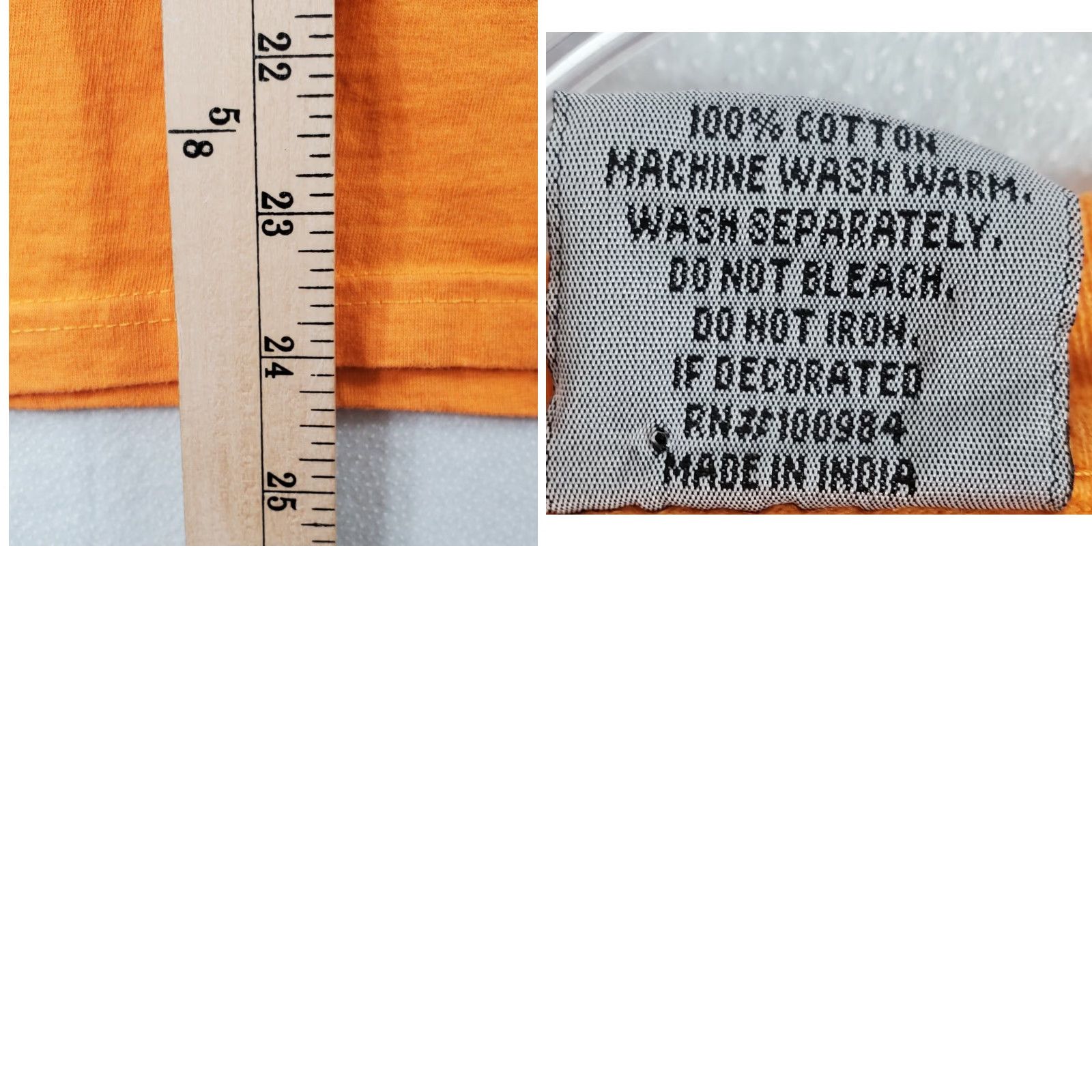 Vintage Tropical Gear Shirt Womens Medium Orange Beach Short Sleeve Size M / US 6-8 / IT 42-44 - 8 Thumbnail