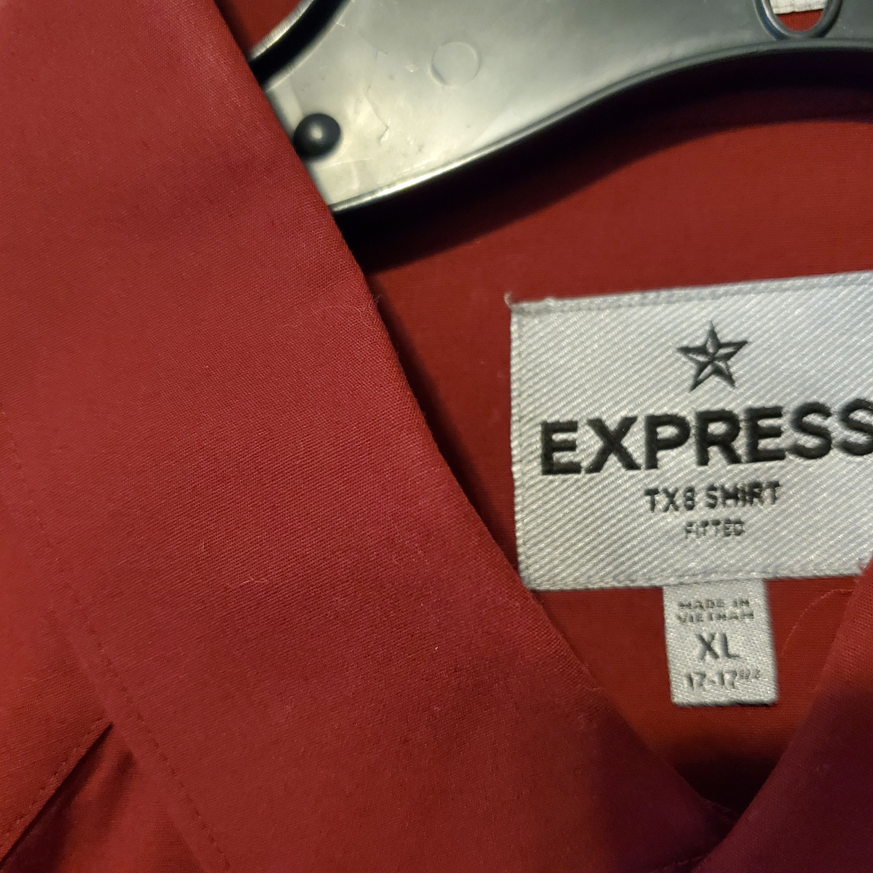 Express Express Men's XL Fitted Button shirt Size US XL / EU 56 / 4 - 2 Thumbnail