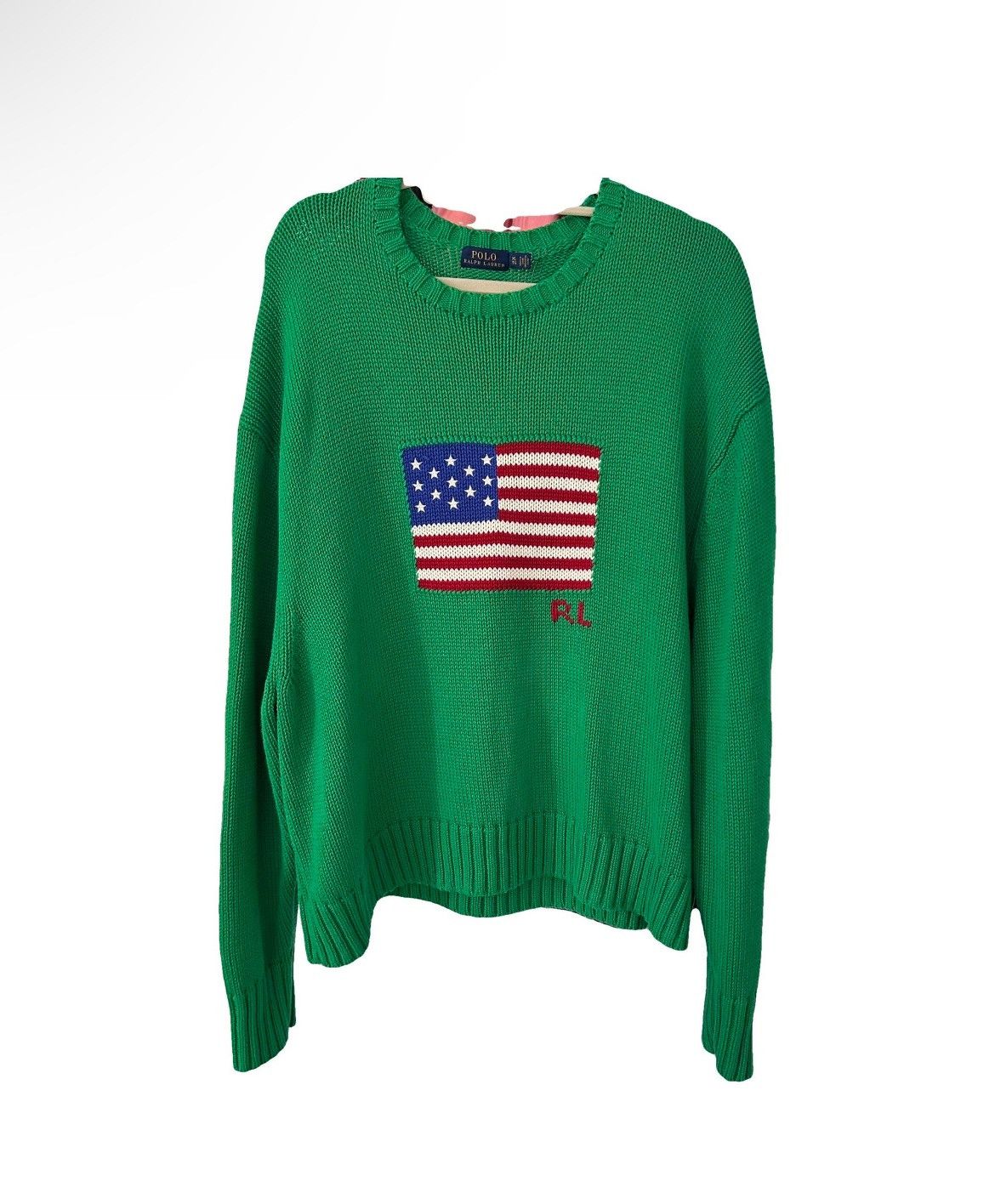 Polo Ralph Lauren Polo Ralph Lauren x American Flag x Knit Sweater Size US XL / EU 56 / 4 - 1 Thumbnail