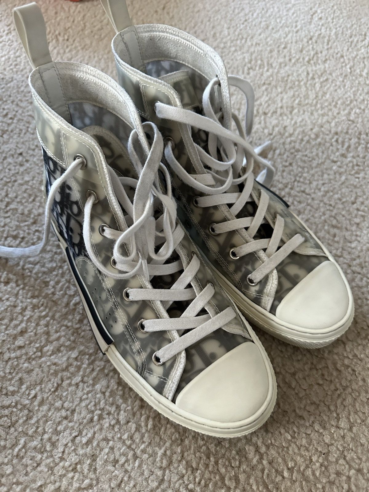 Dior Dior b23 high top Oblique Canvas sneakers size eu 40 us 8 Size US 8 / EU 41 - 5 Thumbnail