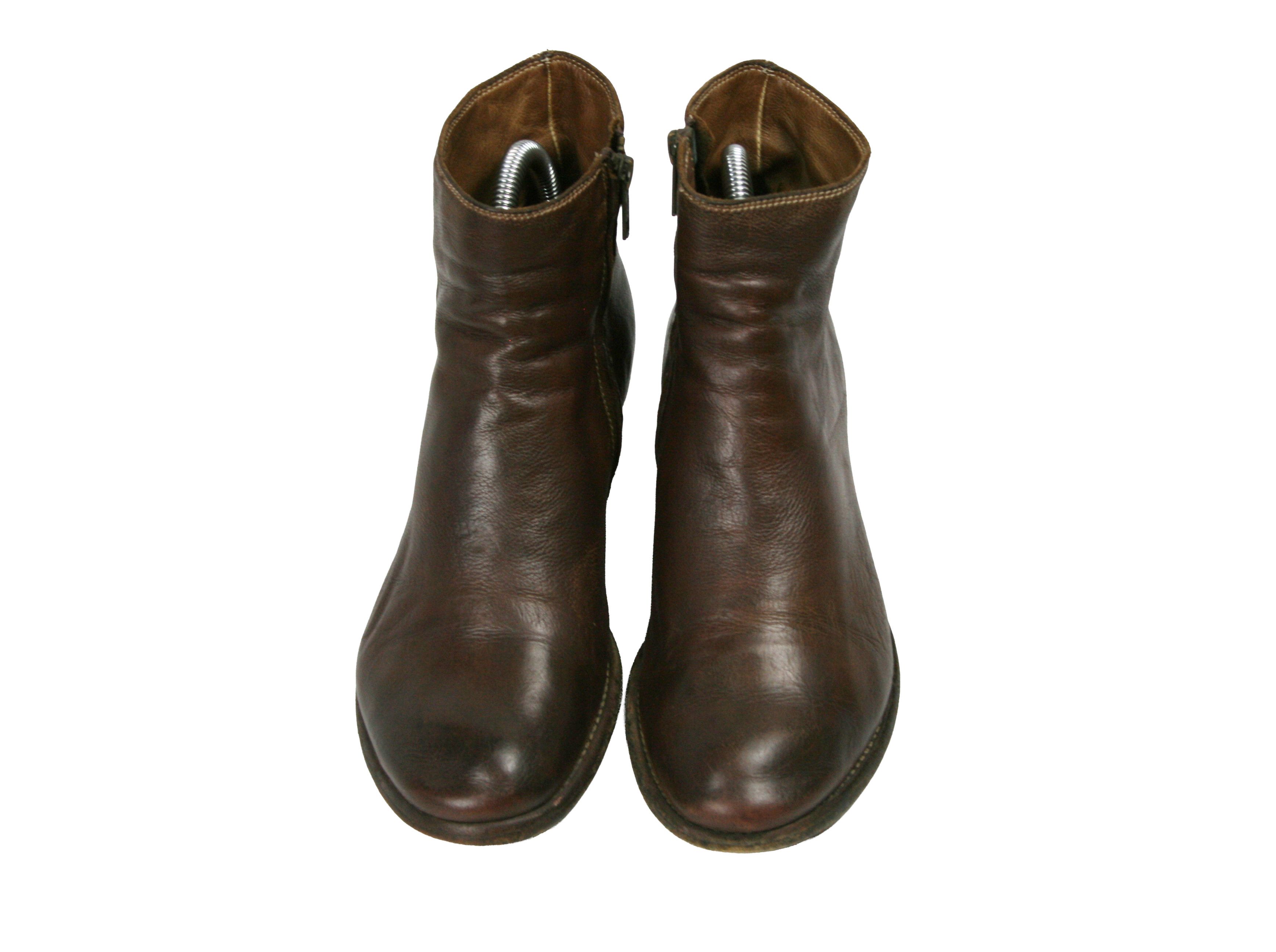 Officine Creative 00S Grunge Avant Garde Leather Heeled Ankle Boots Vintage Size US 7 / IT 37 - 7 Thumbnail
