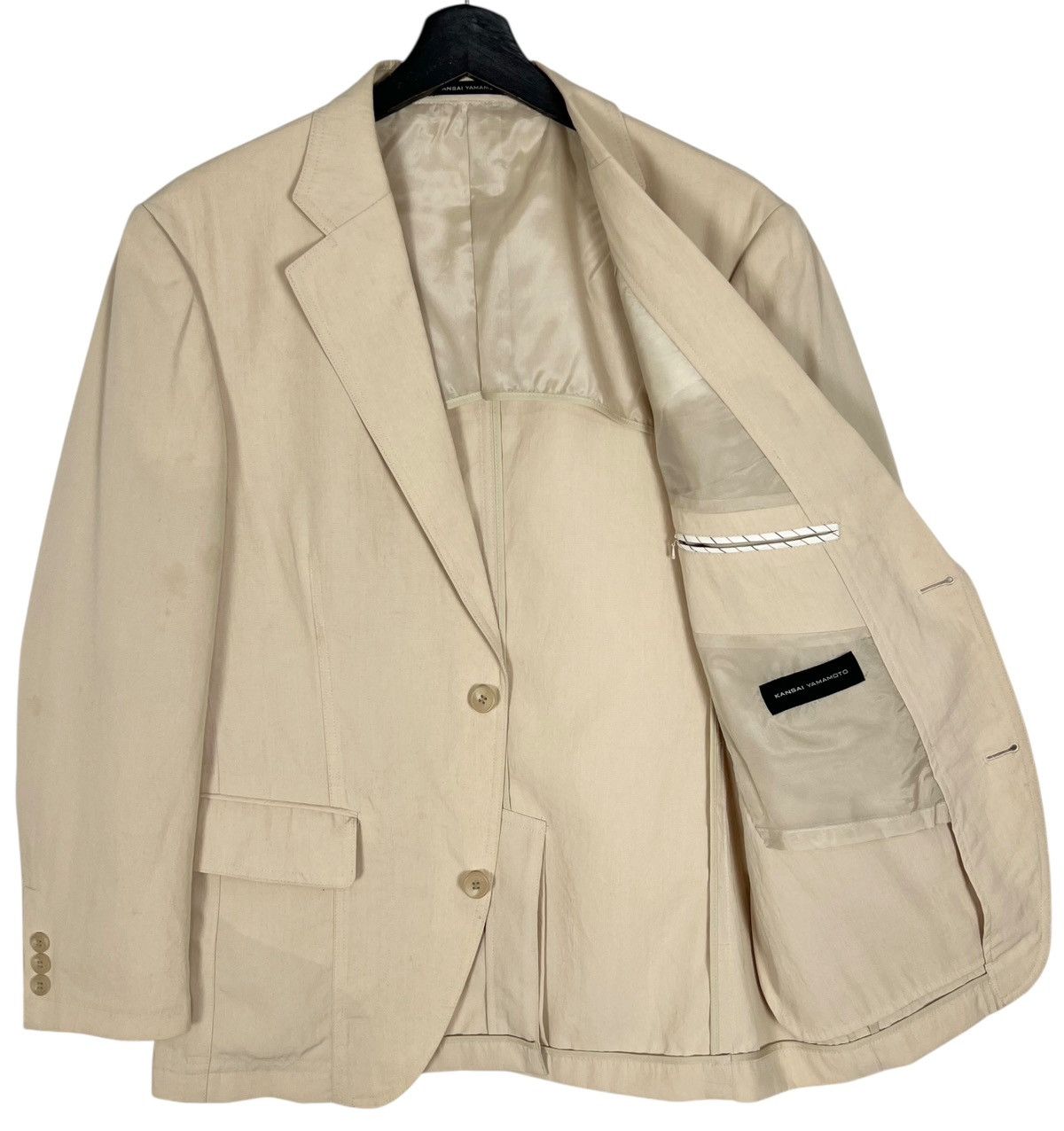 Designer × Japanese Brand × Kansai Yamamoto Kansai Yamamoto Nylon Women Blazer Jacket Size M / US 6-8 / IT 42-44 - 6 Thumbnail